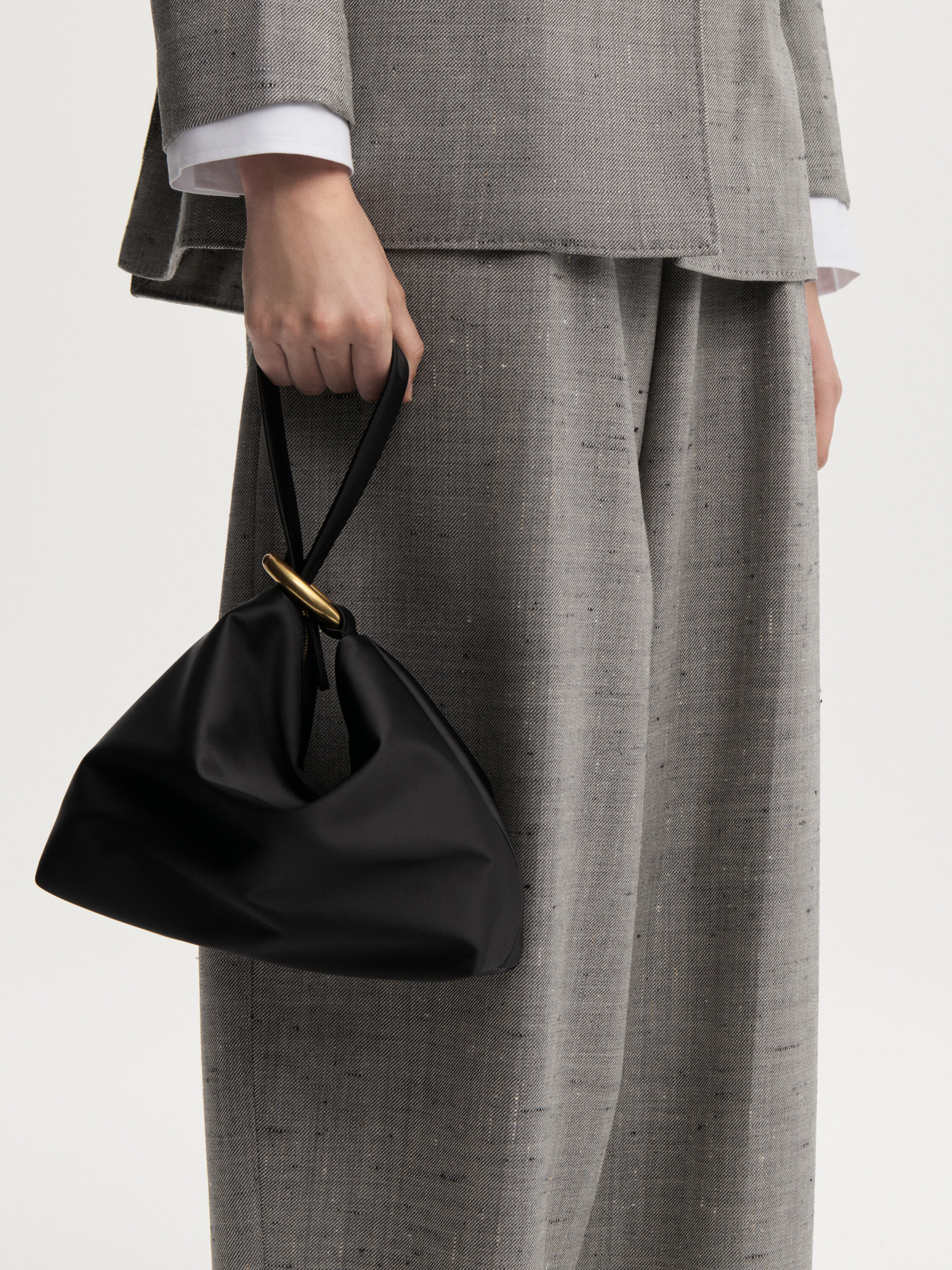 Isadora Satin clutch