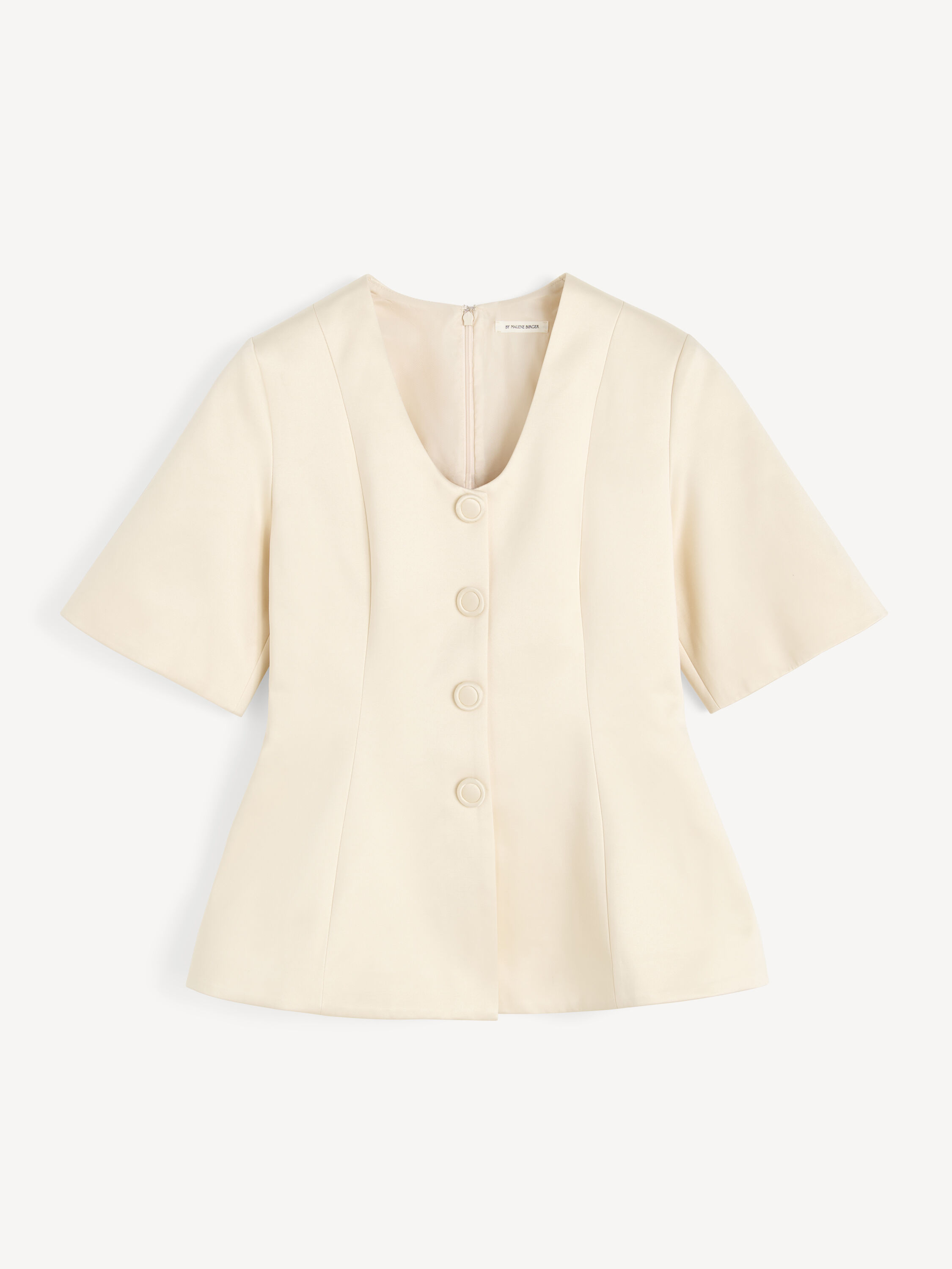 売れ筋商品|||バイマレンバーガー シャツ レディース トップス MERLINA - Button-down blouse - black Shirts | Explore all styles here | By Malene Birger