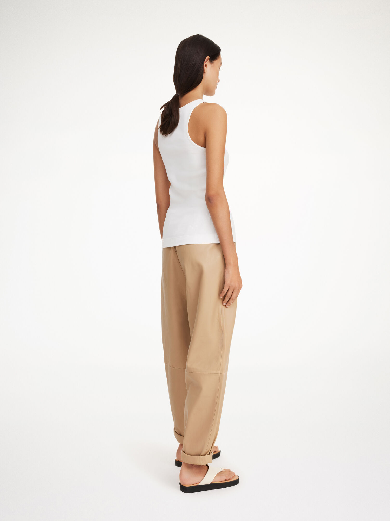 Joanni leather trousers