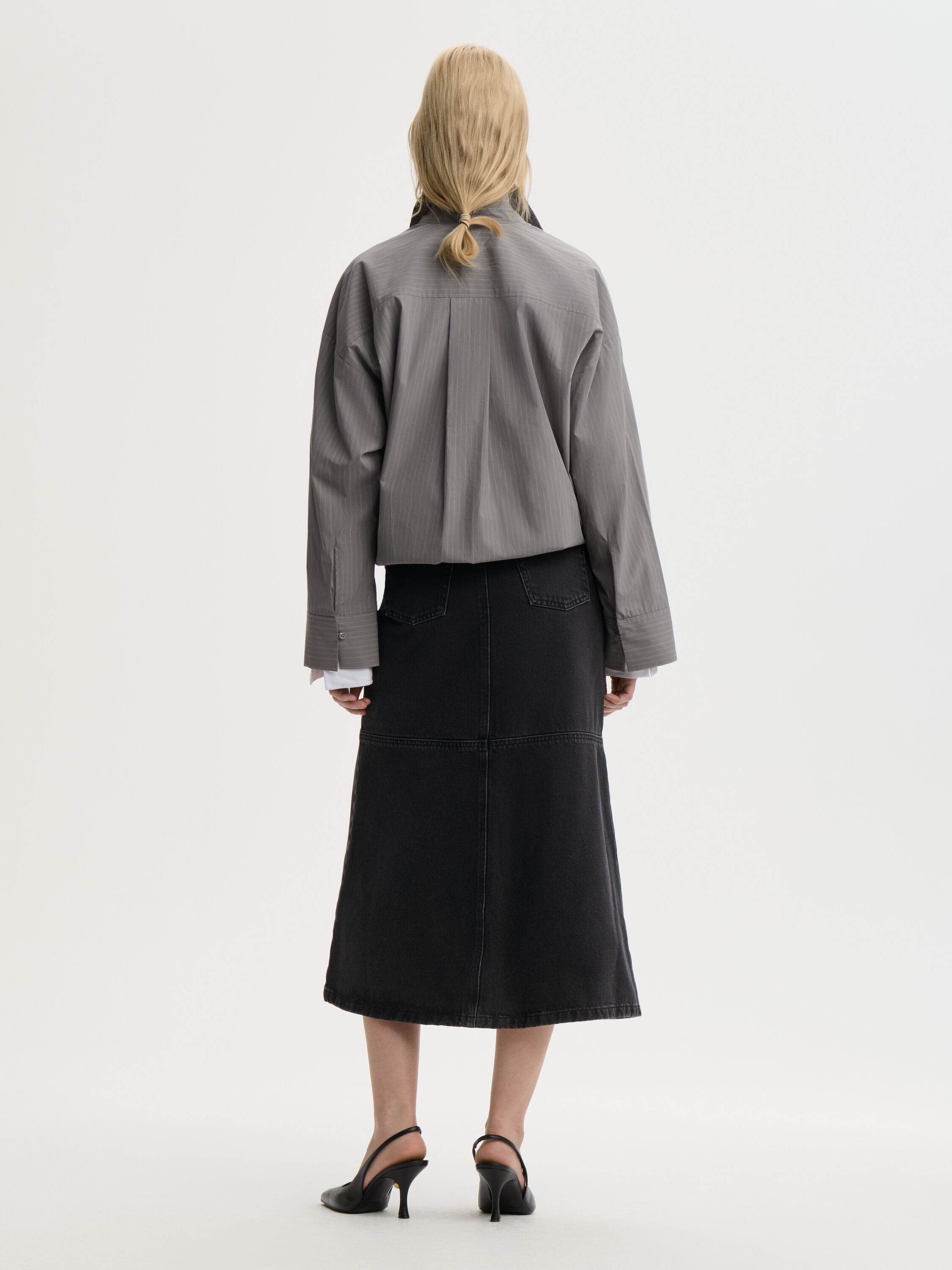 Solene denim skirt