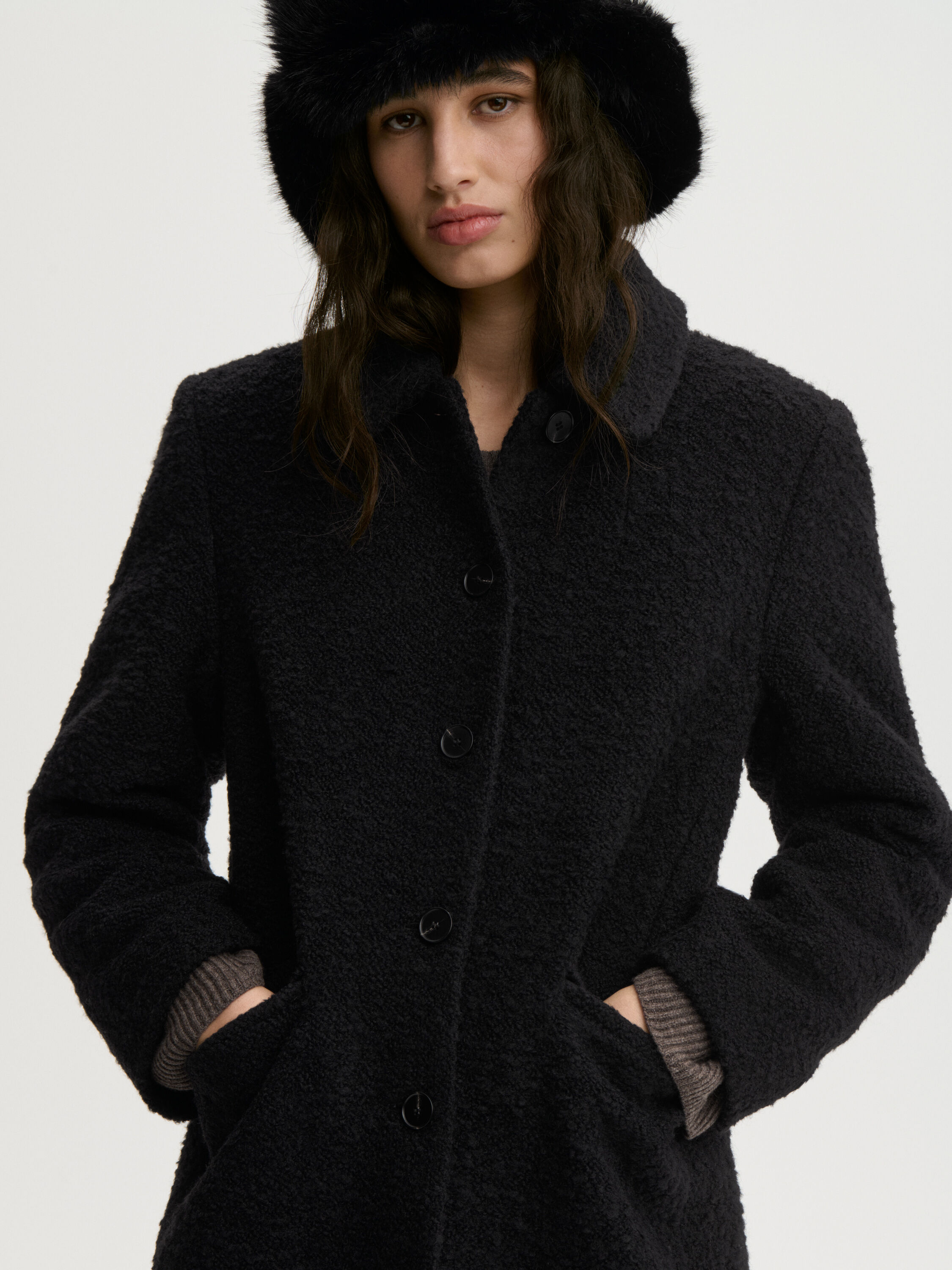 Madera midi coat