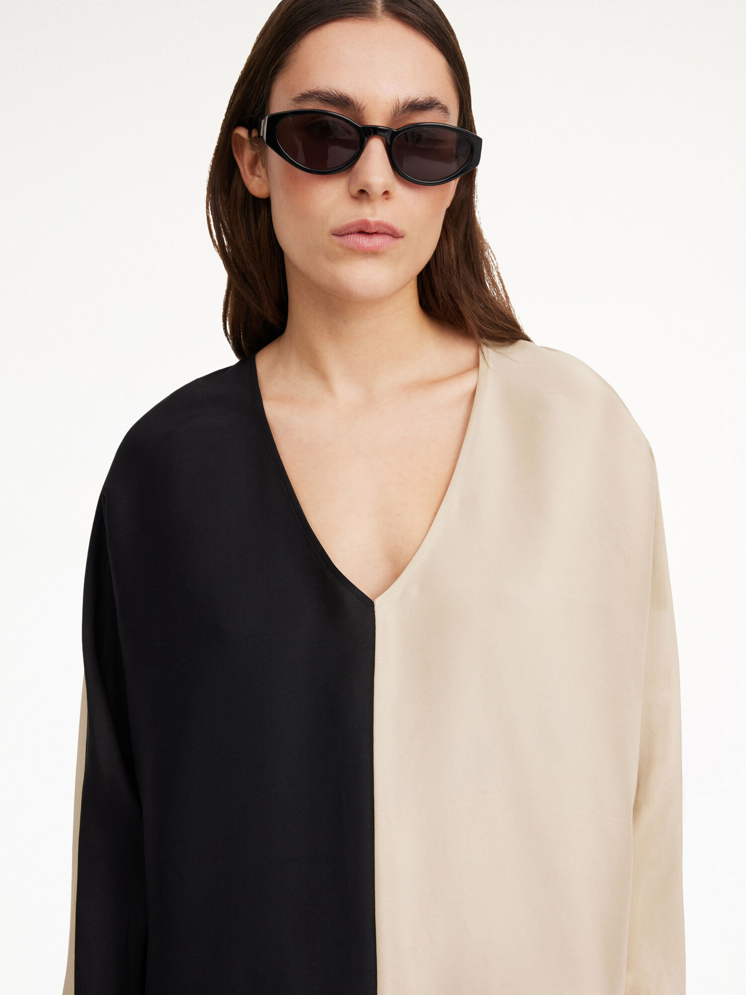 Lucine silk maxi dress