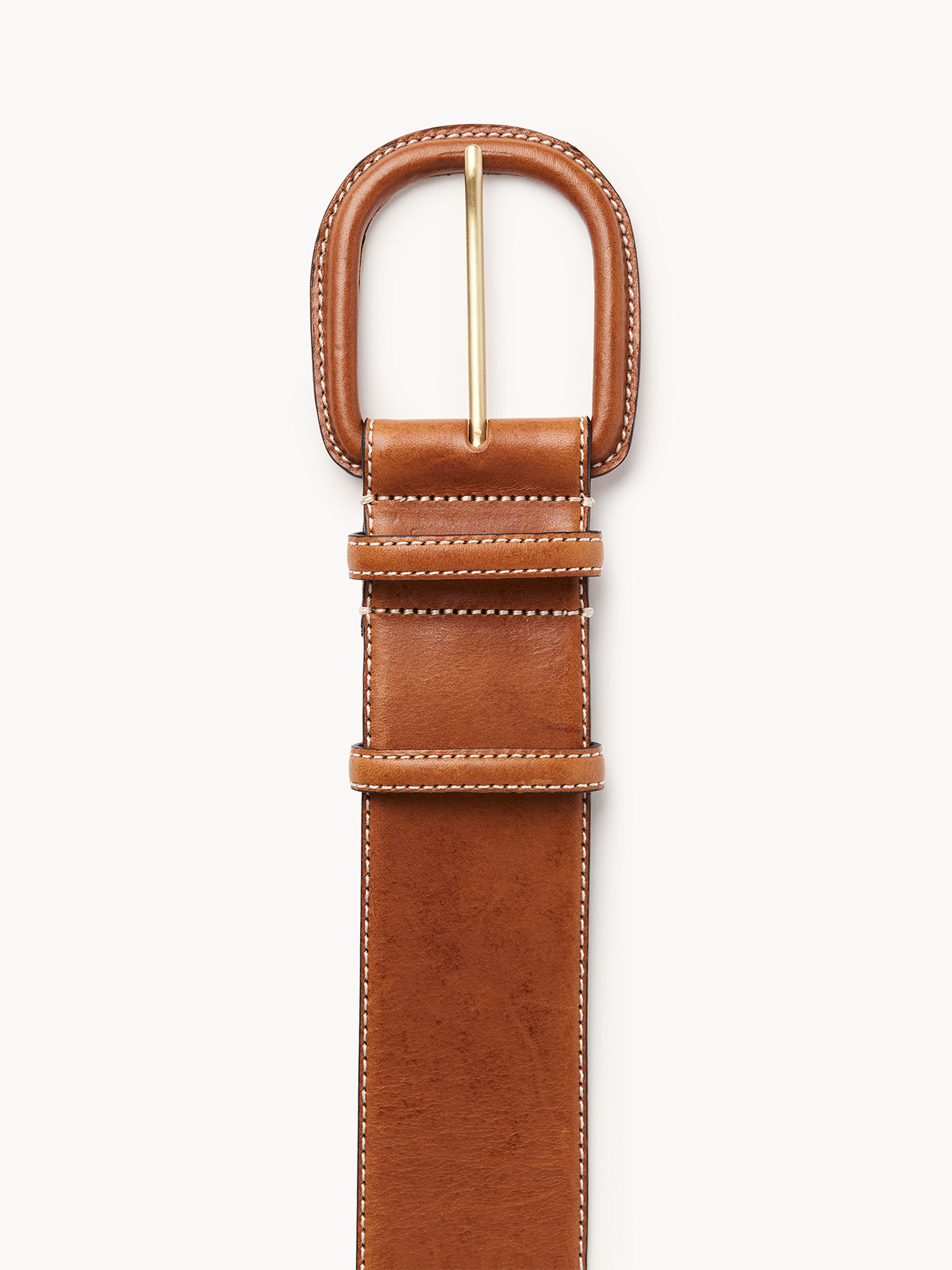 Leather belt