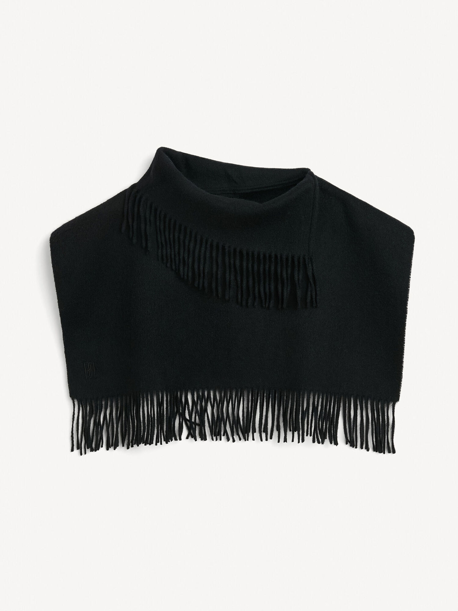 Turtla wool fringe bib