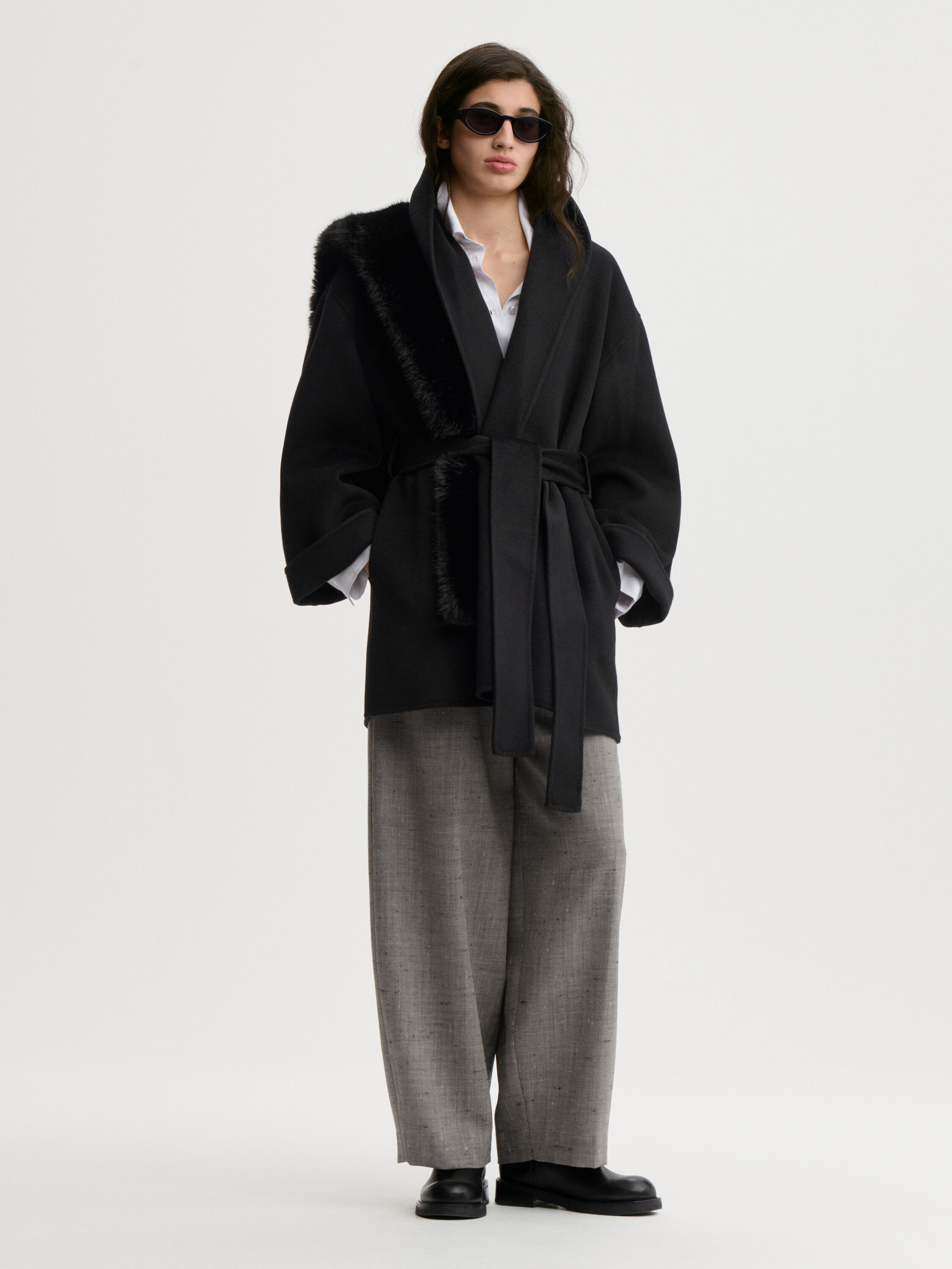 Trinelle wool coat