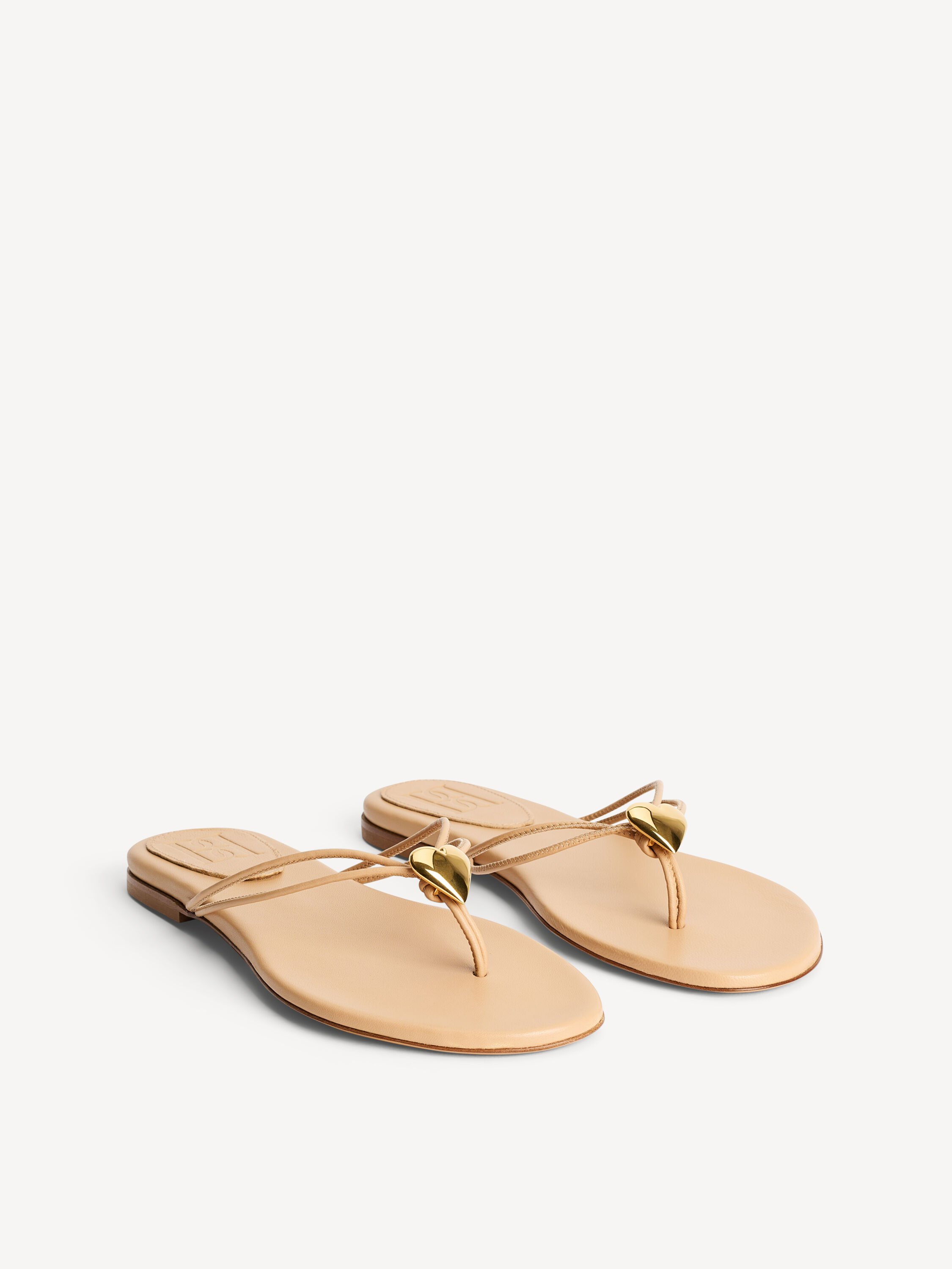 Natta Heart leather sandals