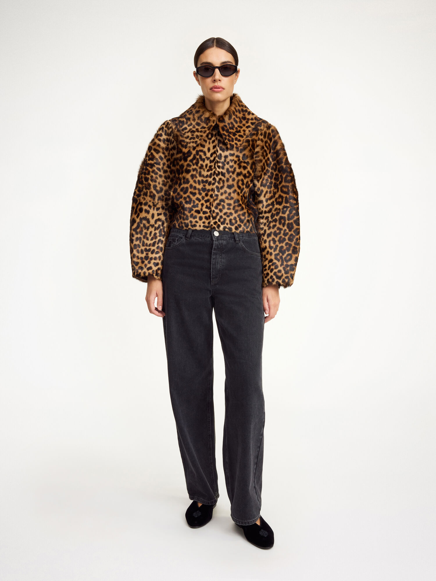 Rowani shearling calf jacket