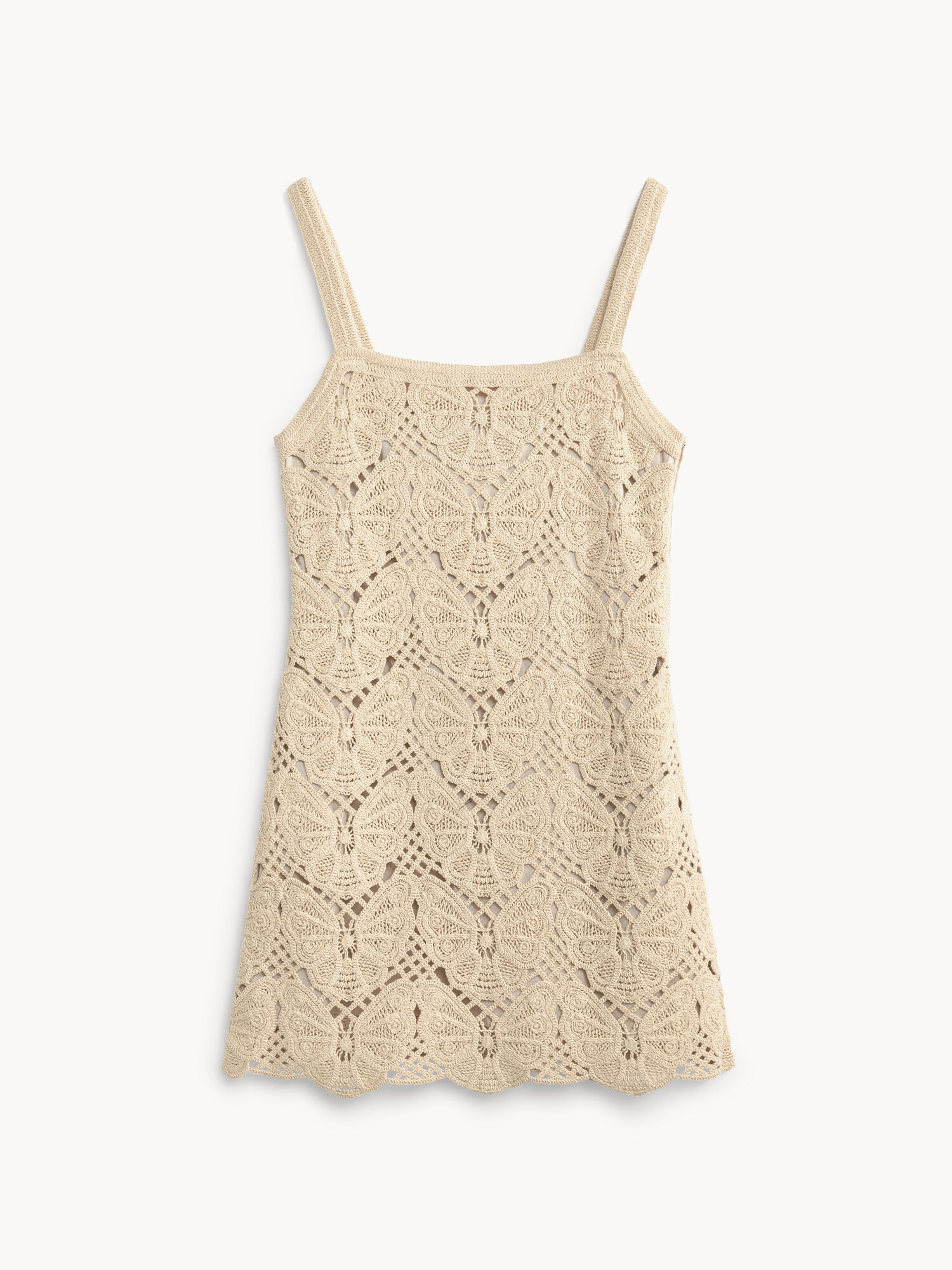 Falla crochet mini dress