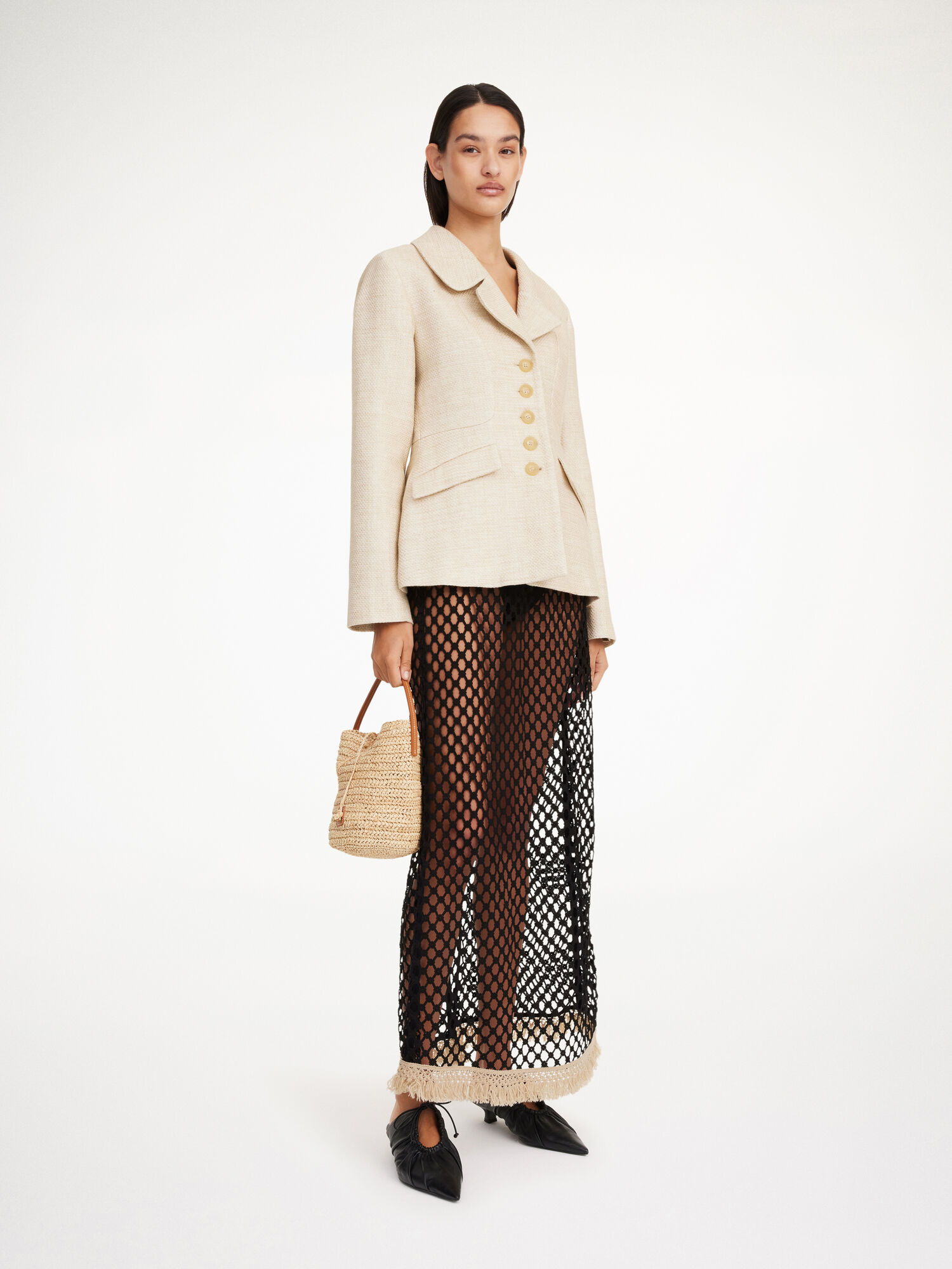 Palema crochet maxi skirt