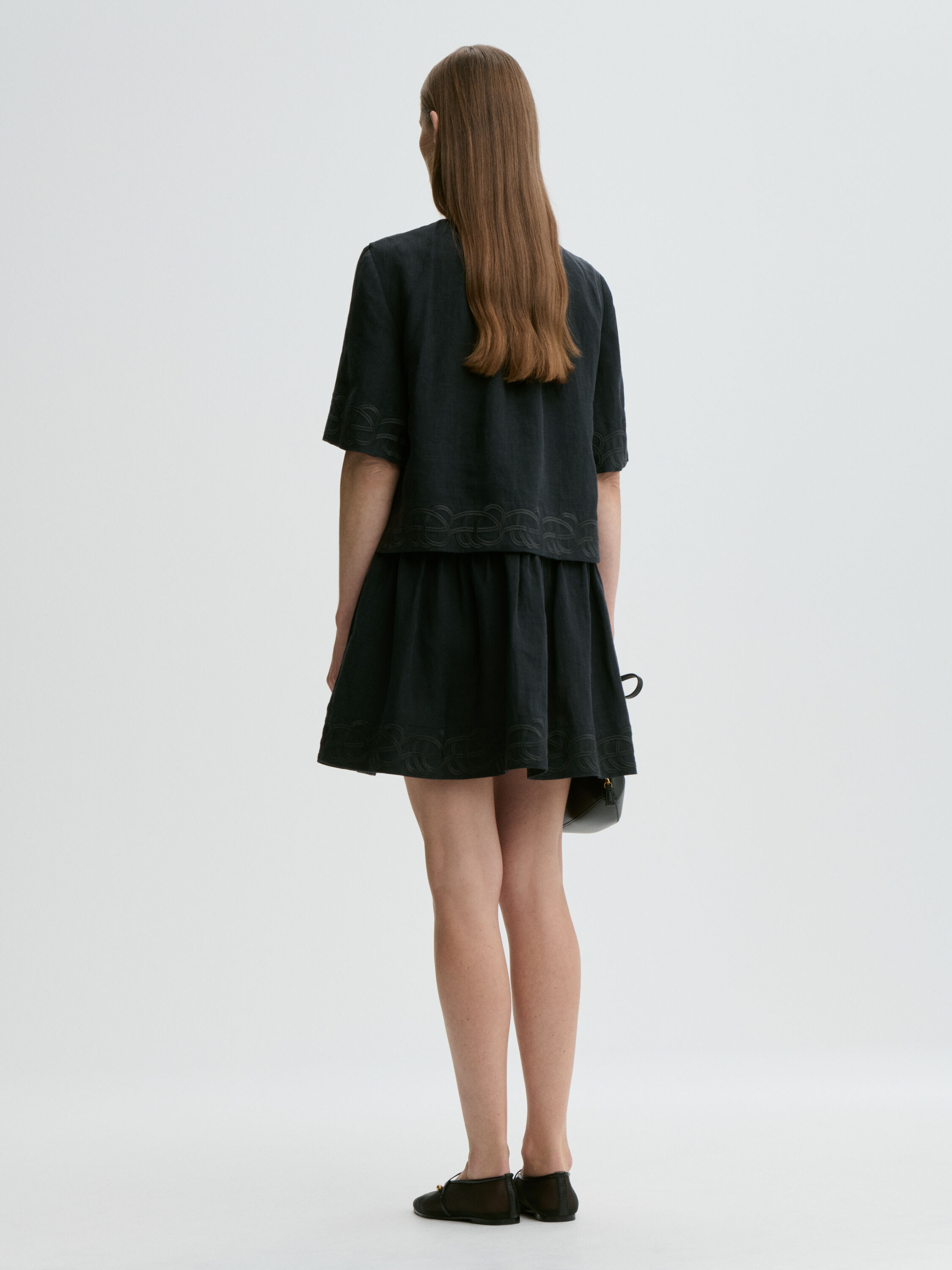 Jania linen mini dress