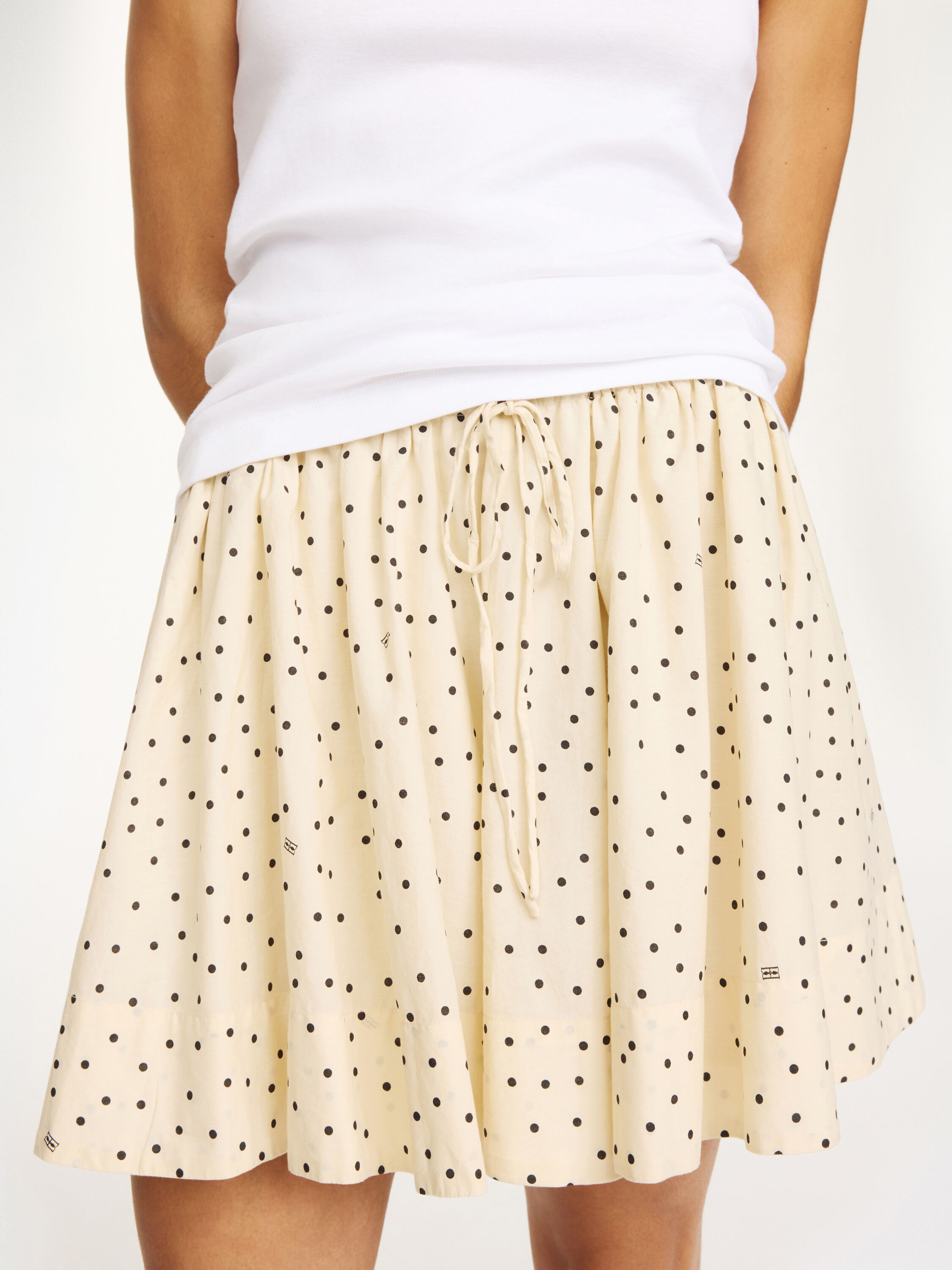 Rapheo organic cotton mini skirt