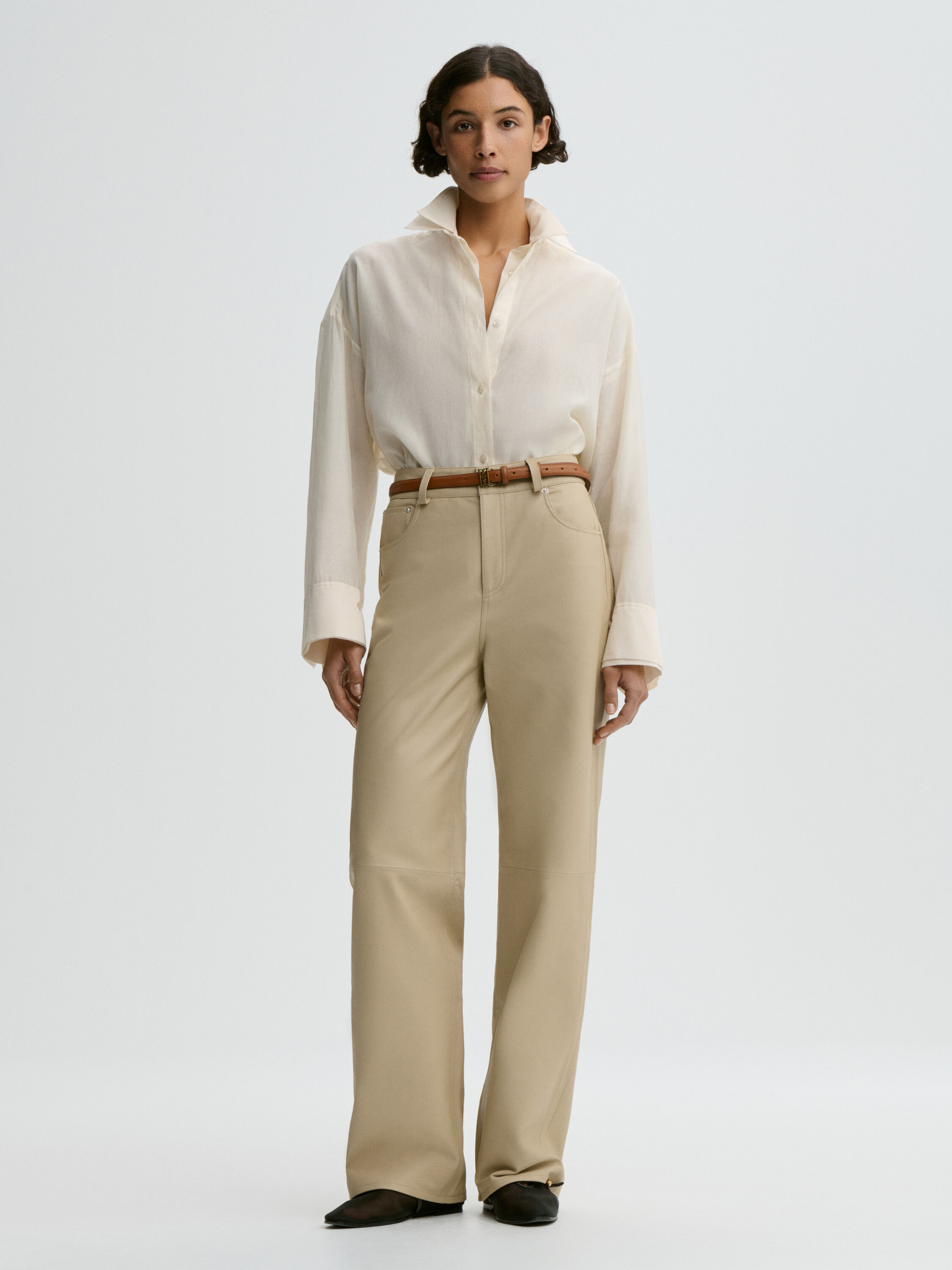 Vinea leather trousers