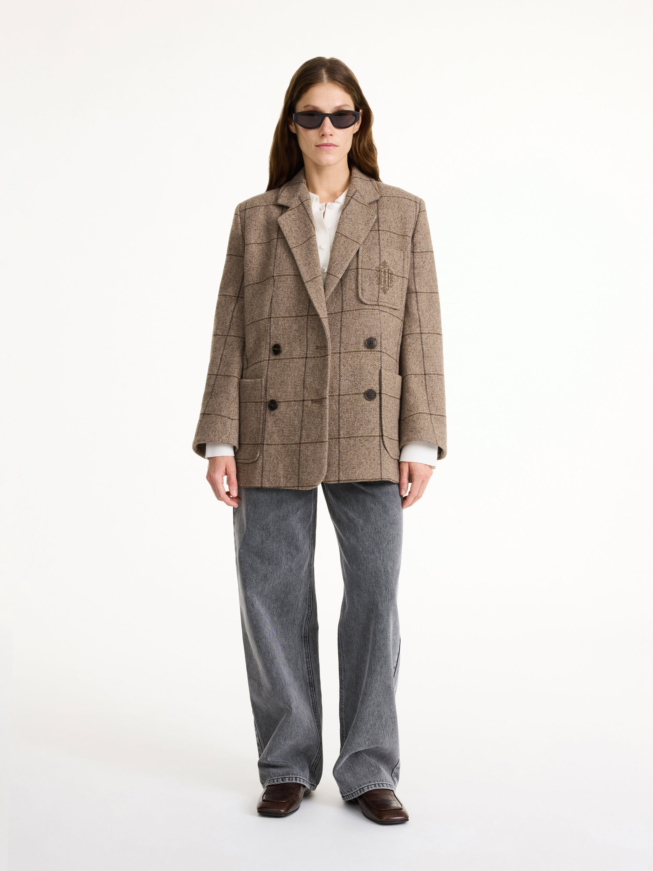 Blazer Railey a double boutonnage Achetez Blazers en ligne By Malene Birger