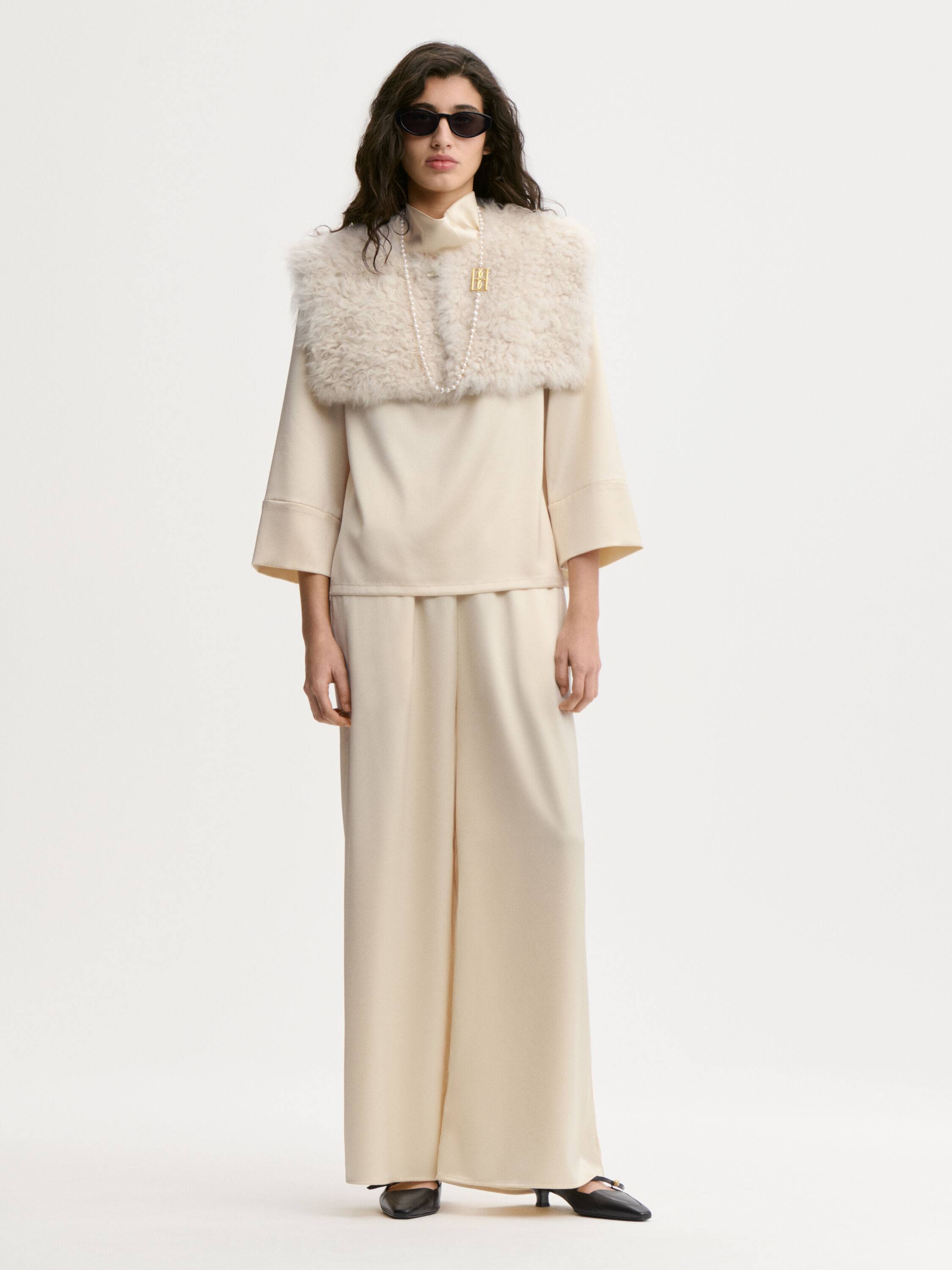 Louis wide-leg trousers