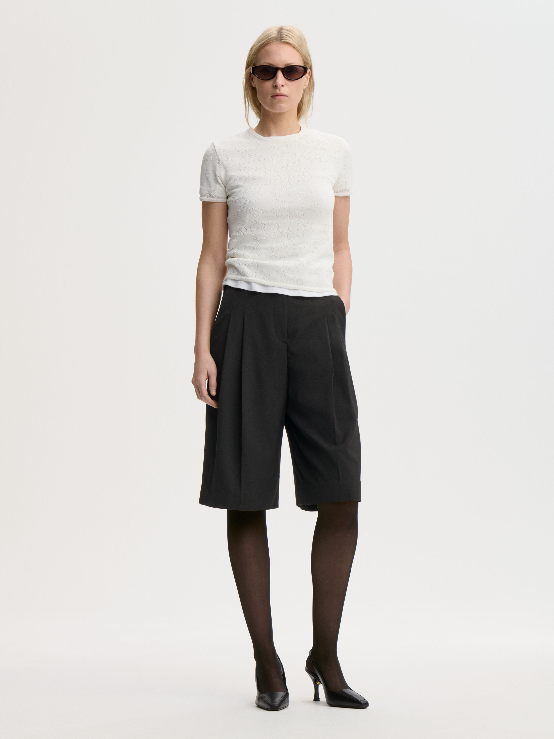 Cymbaria high-waist shorts