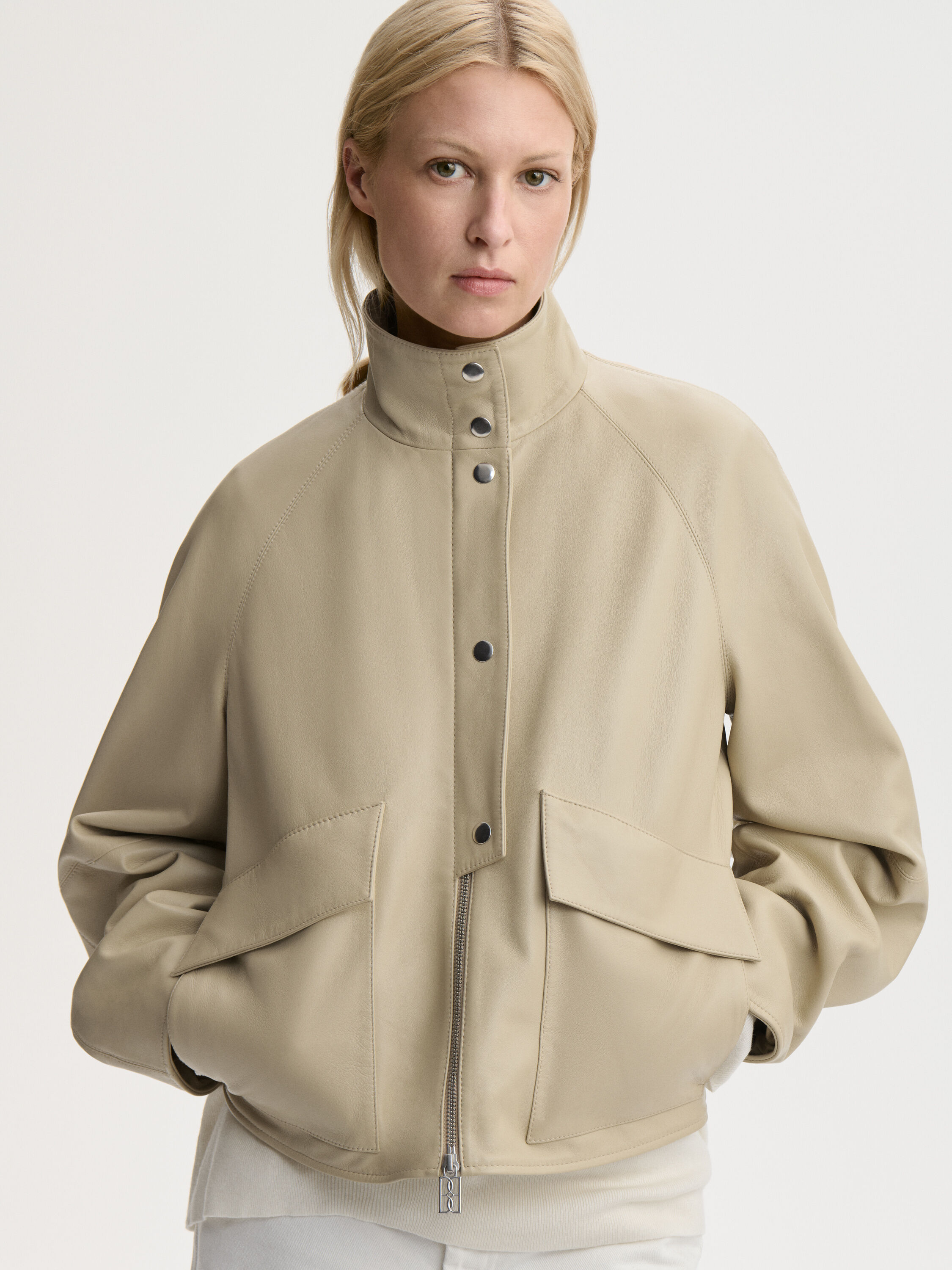 EXCLUSIVE: Suzanne leather jacket