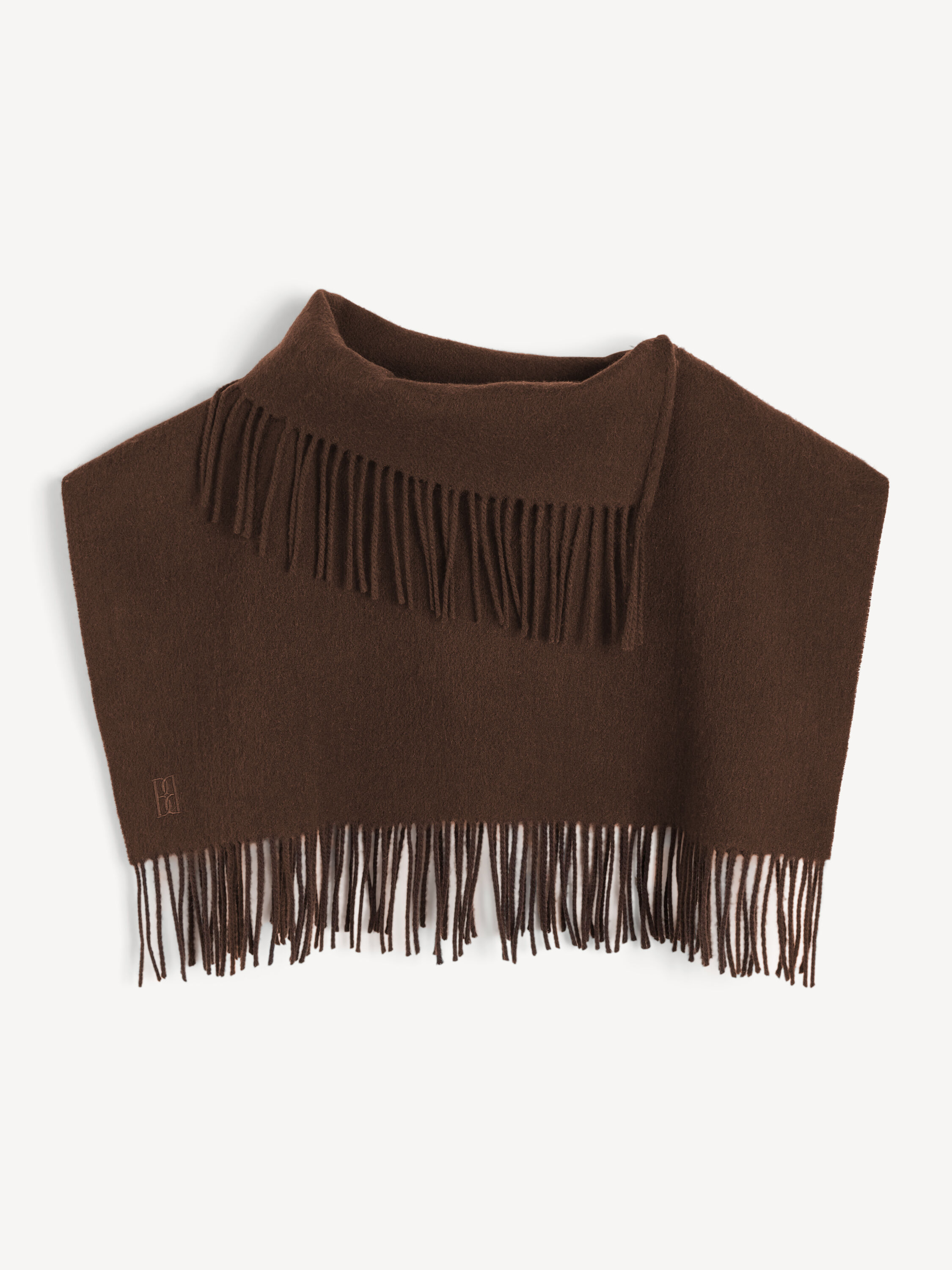 Turtla wool fringe bib