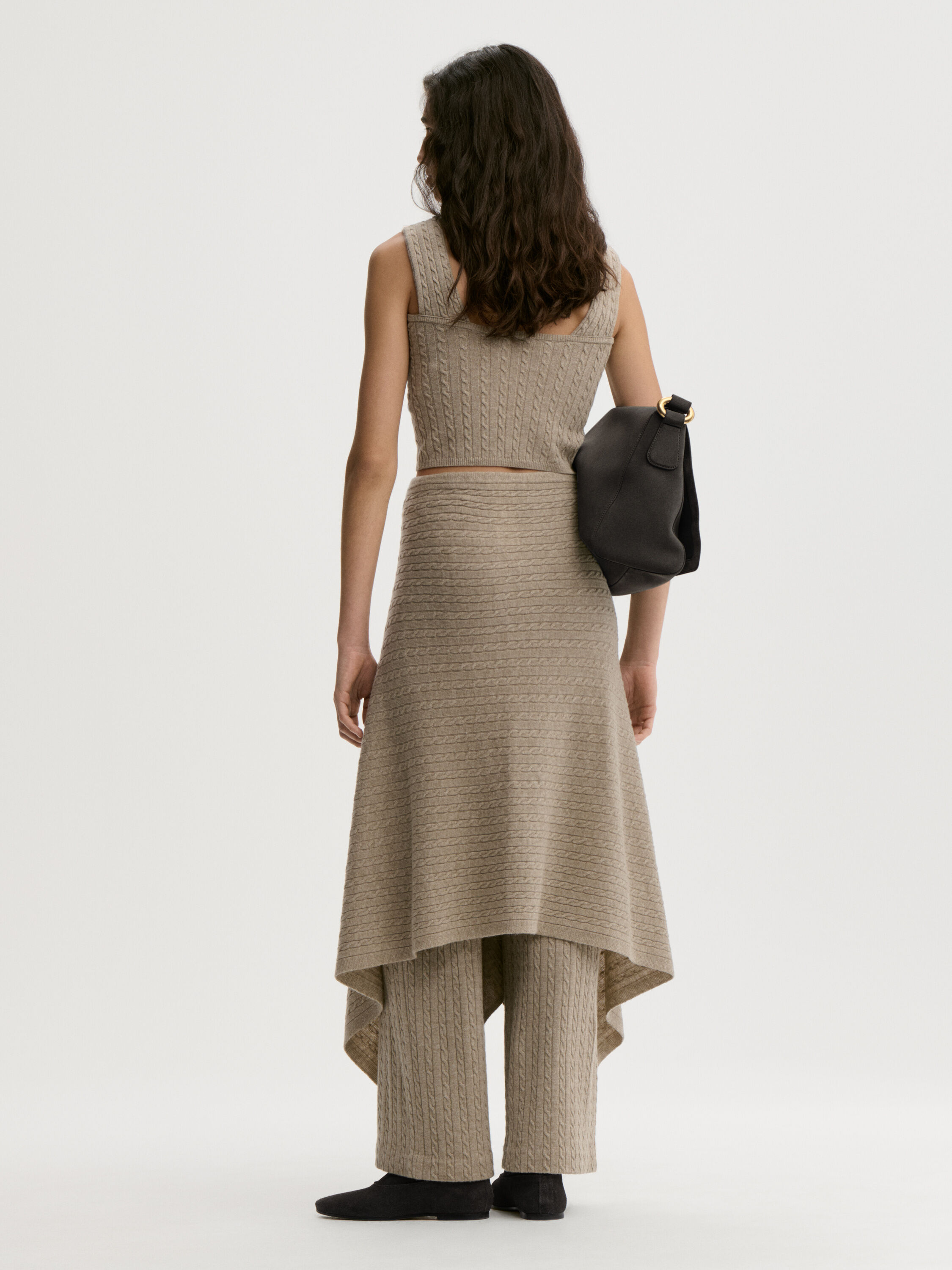 Liza wool cape