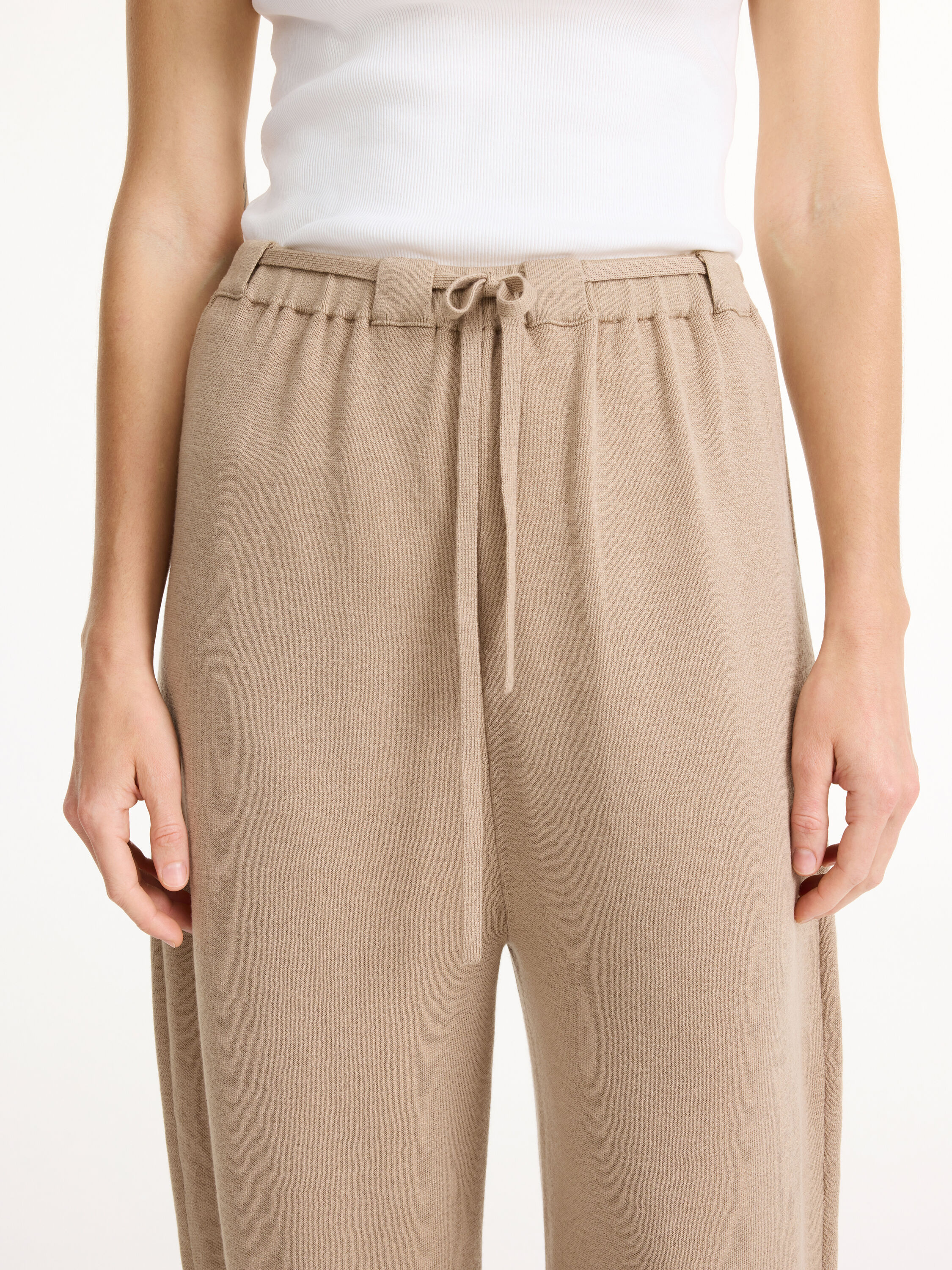 Tevana high-waist trousers