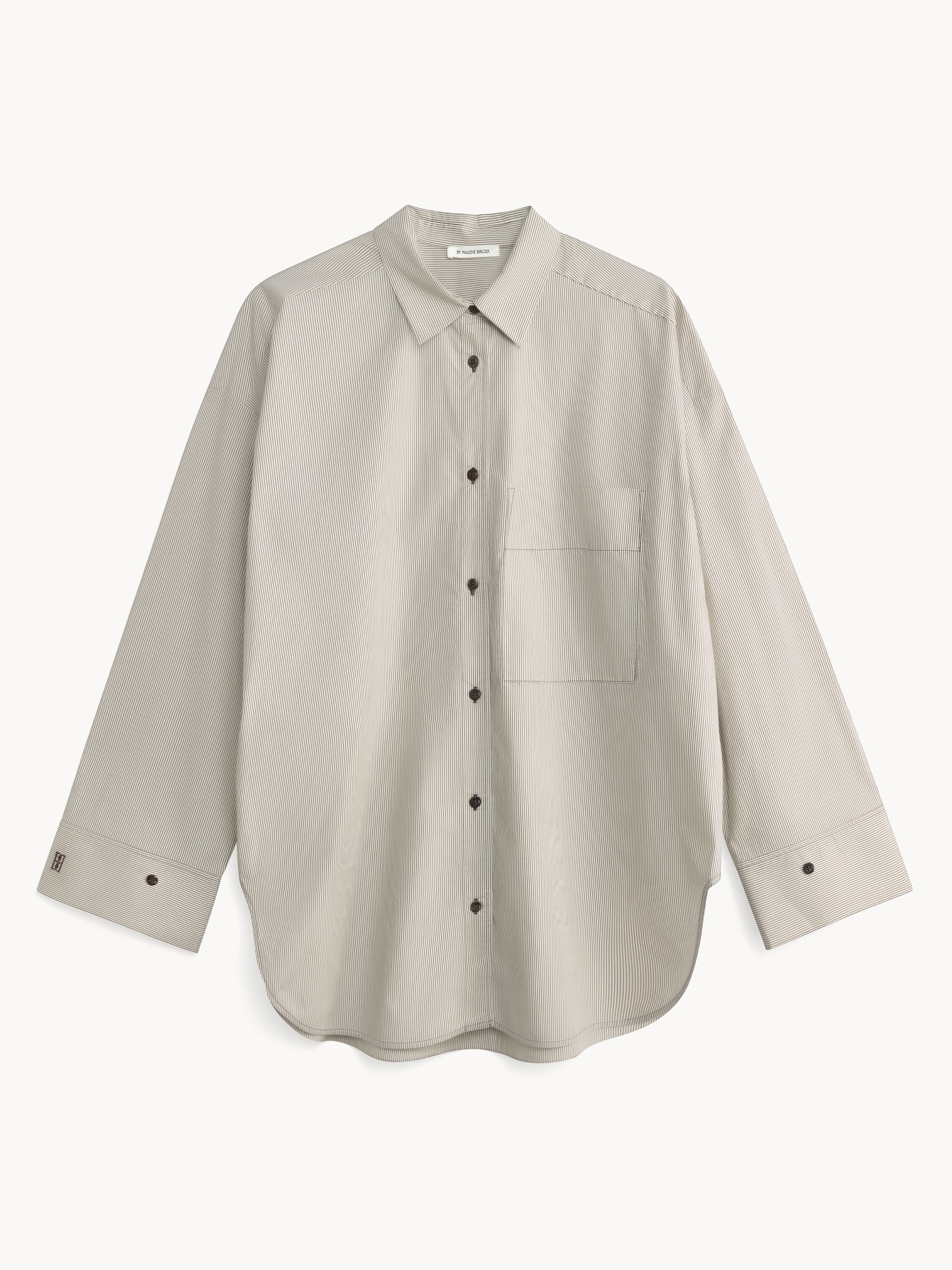 BY MALENE BIRGER - 【定価3.4万】BY MALENE BIRGER コットン 長袖 シャツ BY MALENE BIRGER Padano cotton-poplin shirt | THE OUTNET
