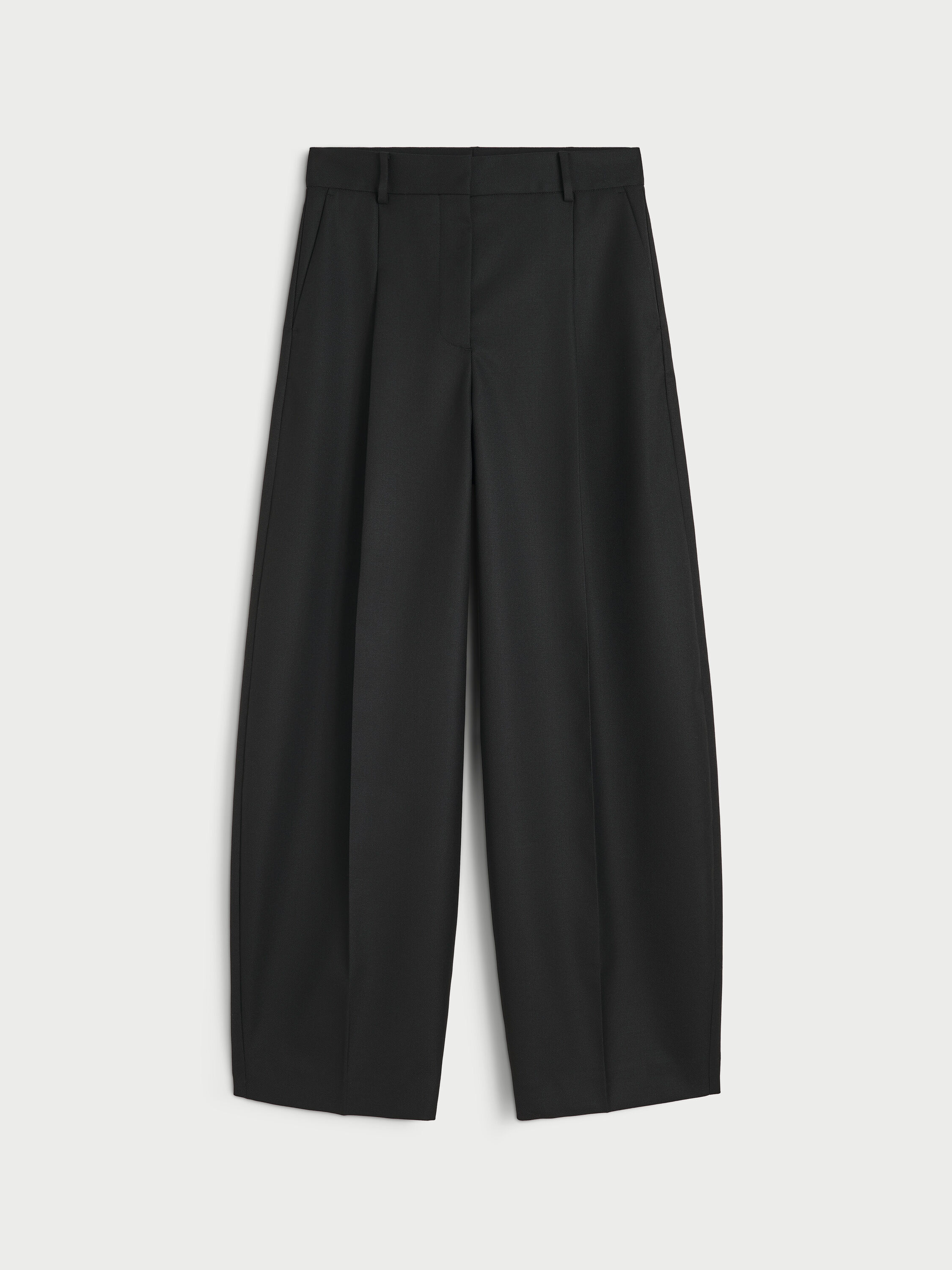 Povilanna barrel-leg trousers