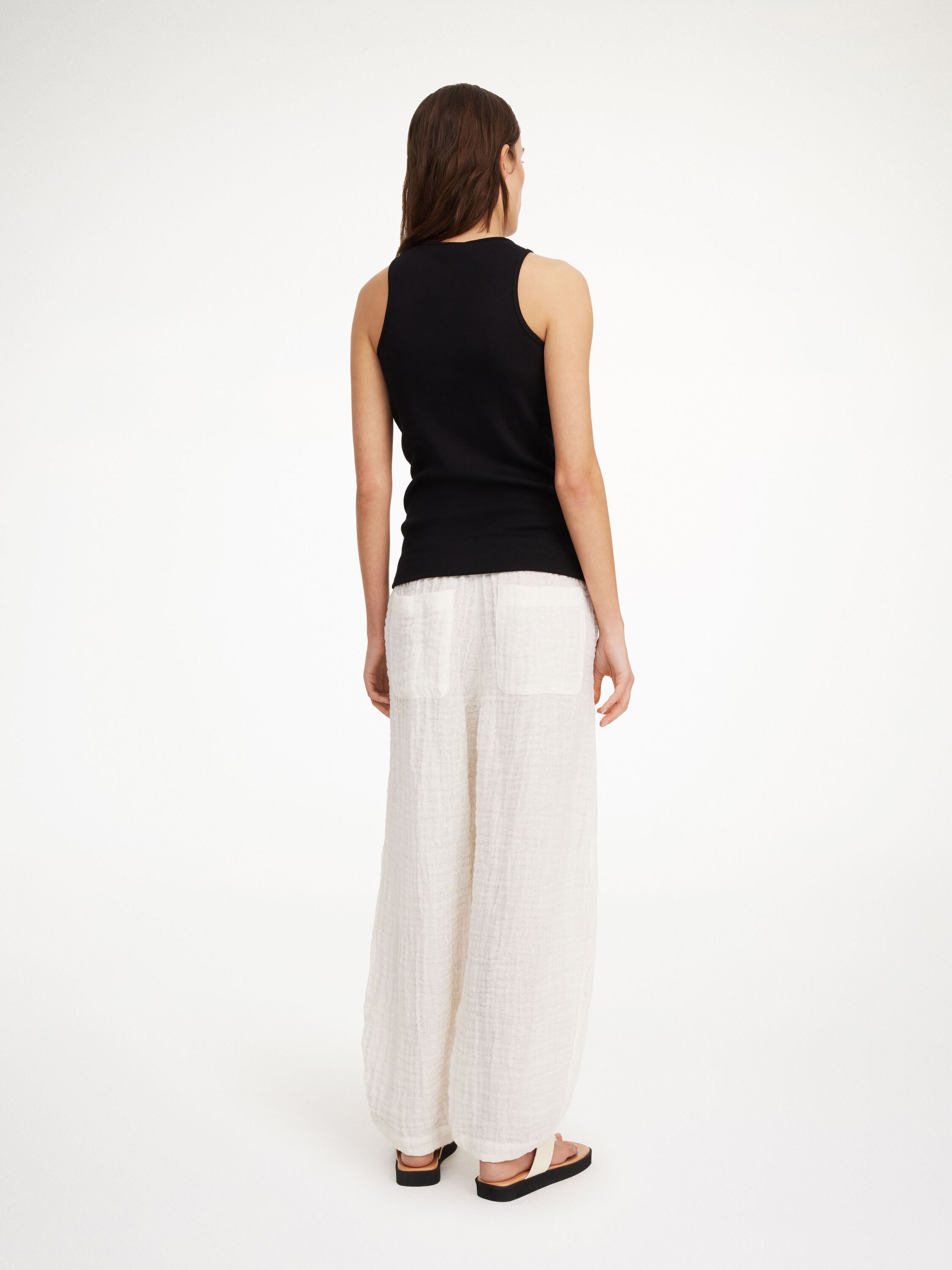 Pantalon en lin bio Mikele Achetez Pantalons en ligne By Malene Birger