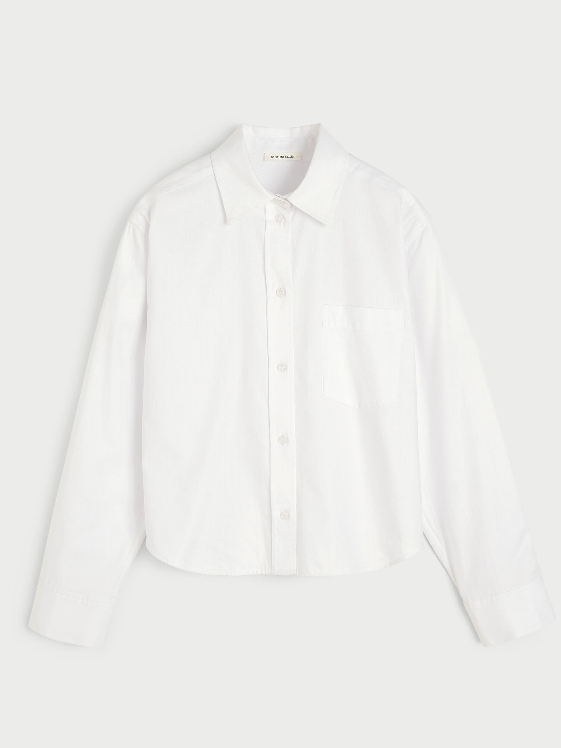 Audrey Cropped organic cotton shirt