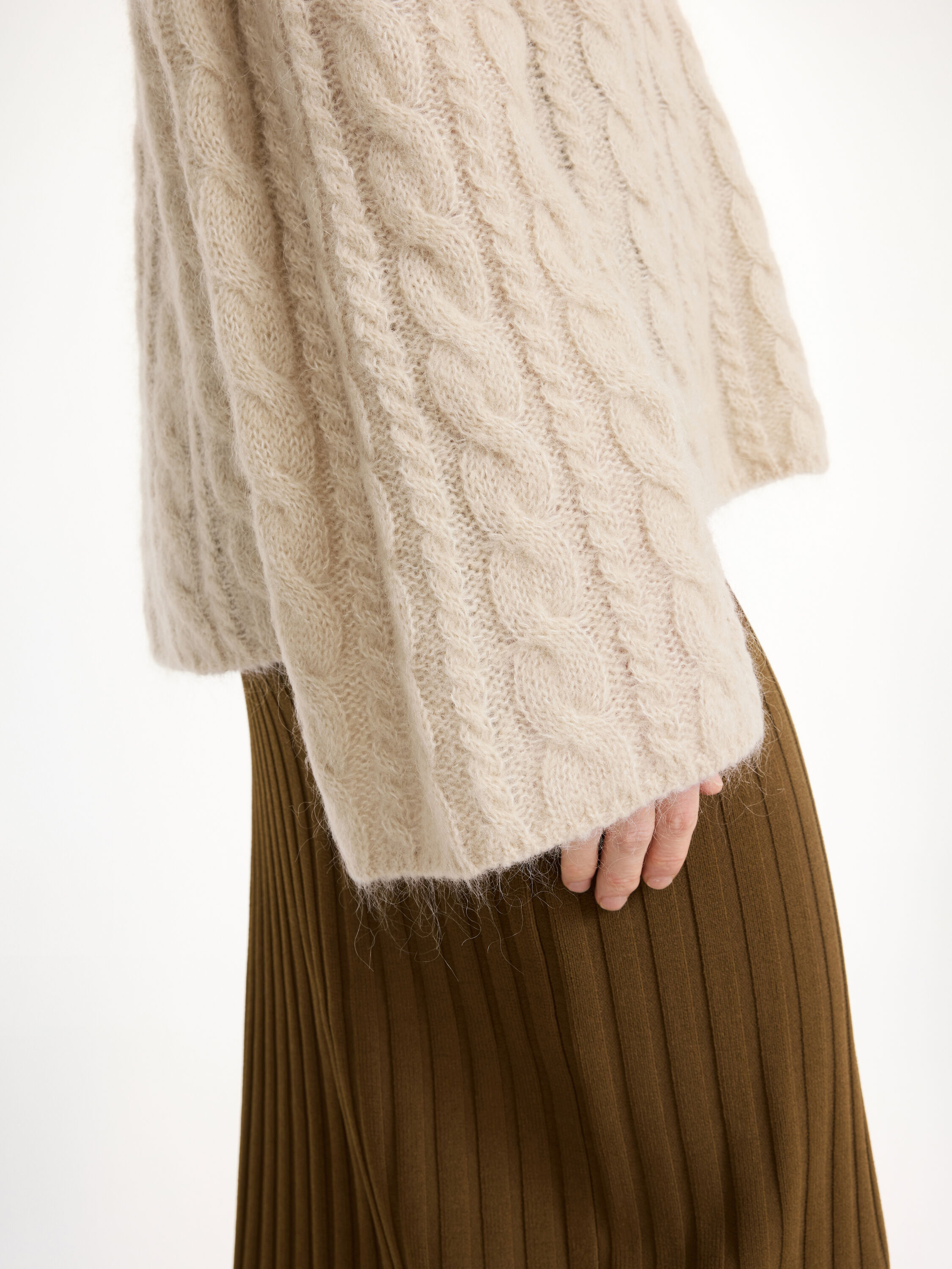 Cimone cable-knit sweater