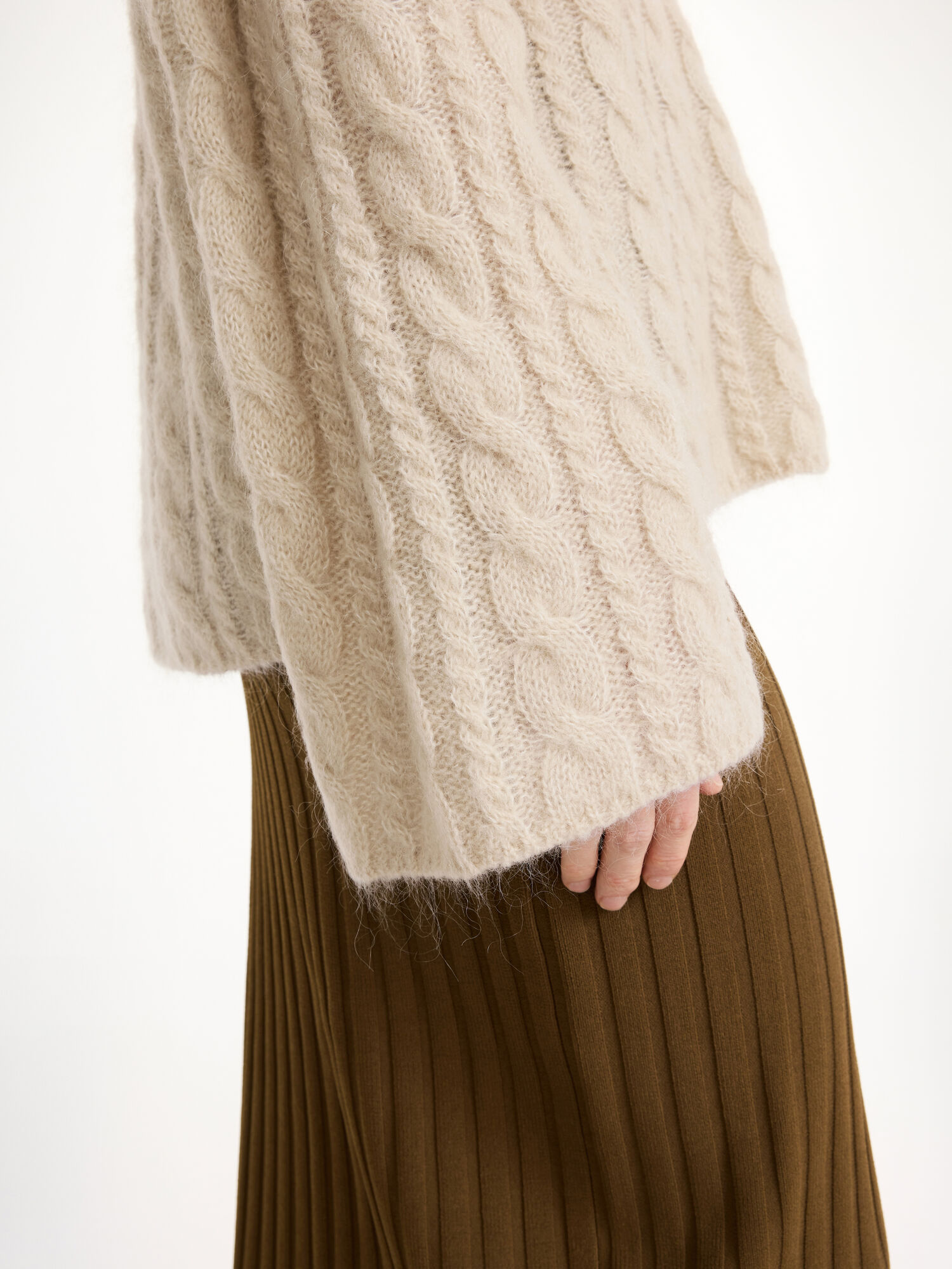 Cimone cable-knit sweater