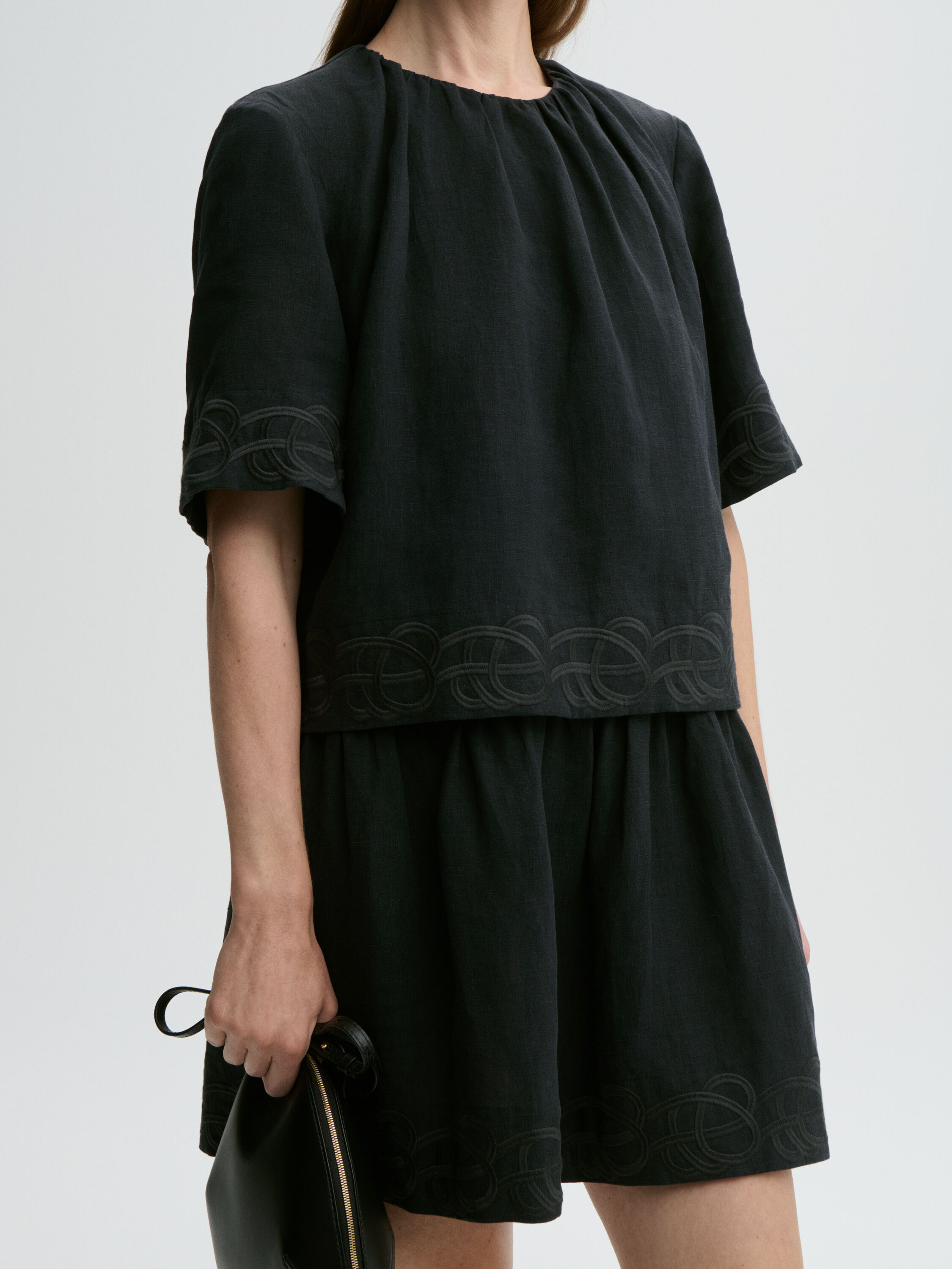 Jania linen mini dress