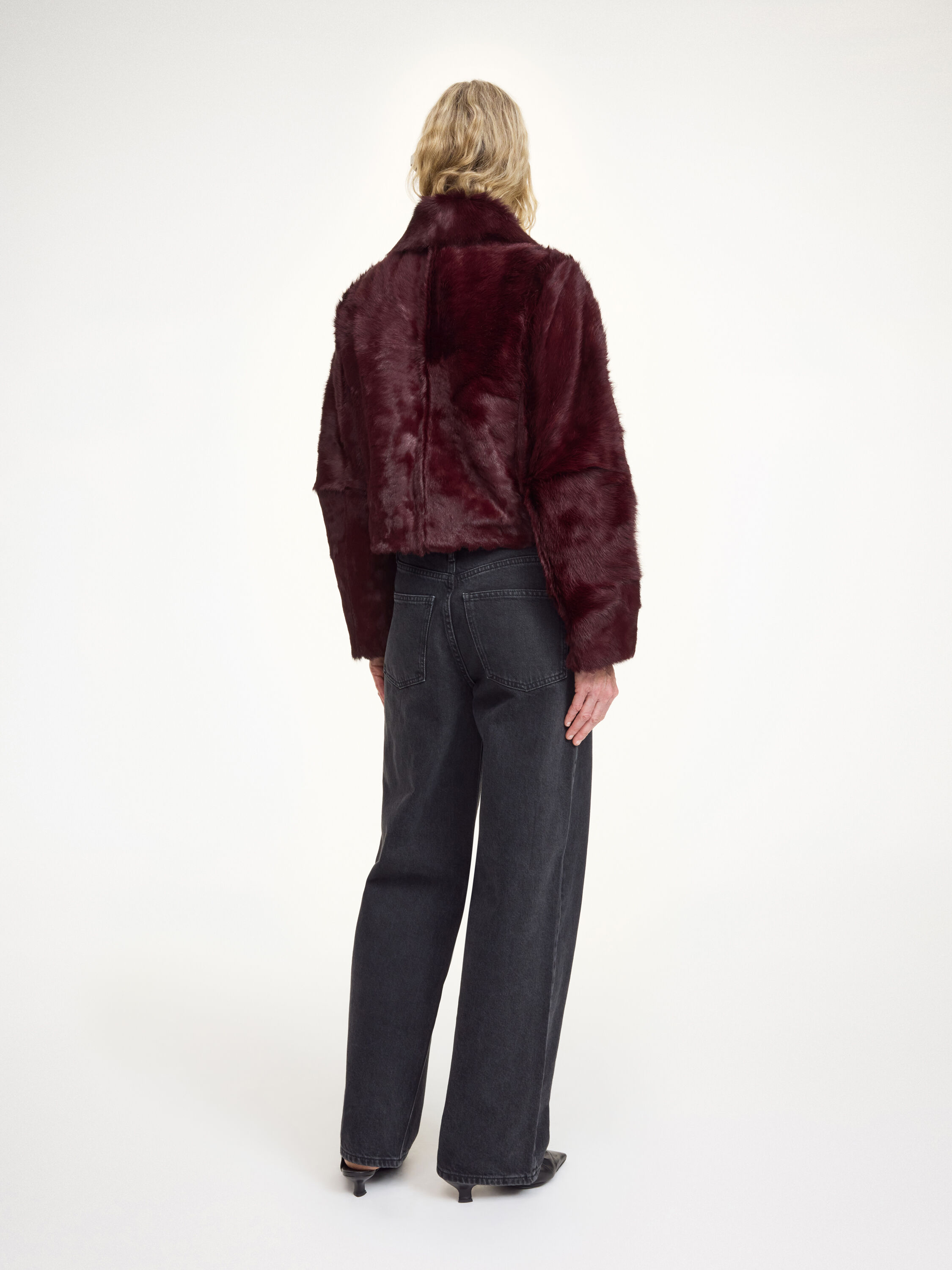 Rowani shearling calf jacket