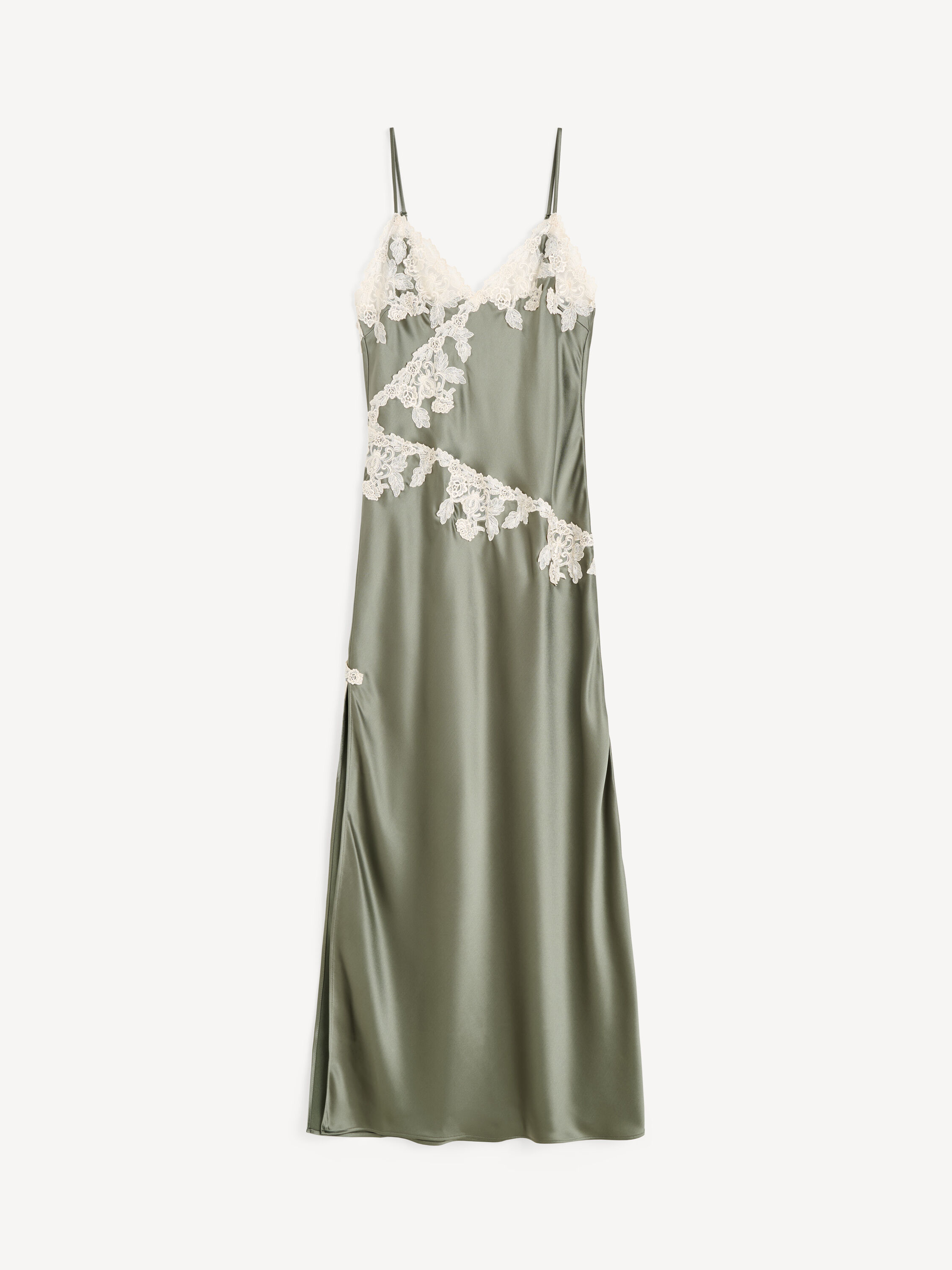 Vera satin maxi dress