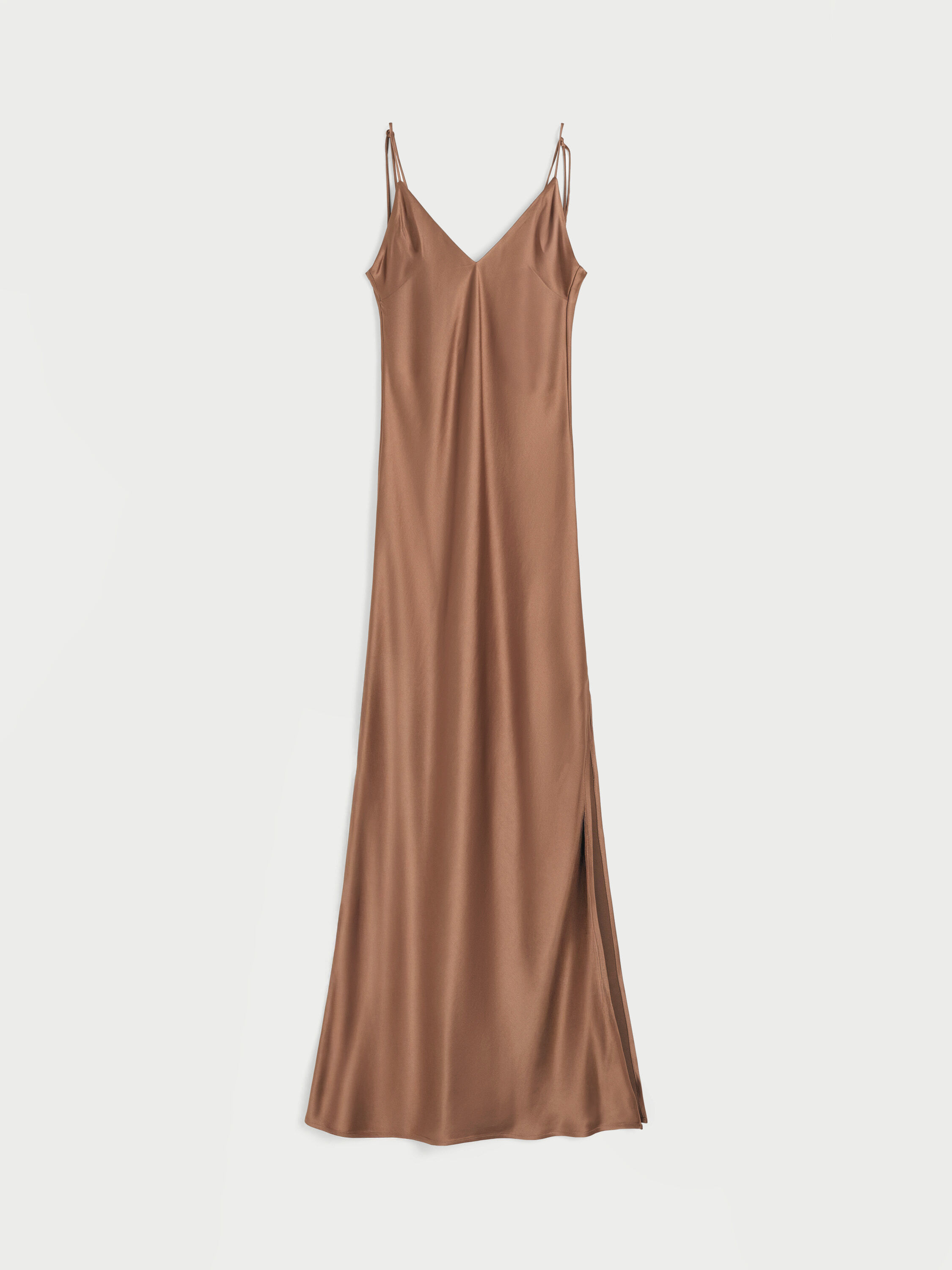 Pascale satin maxi dress
