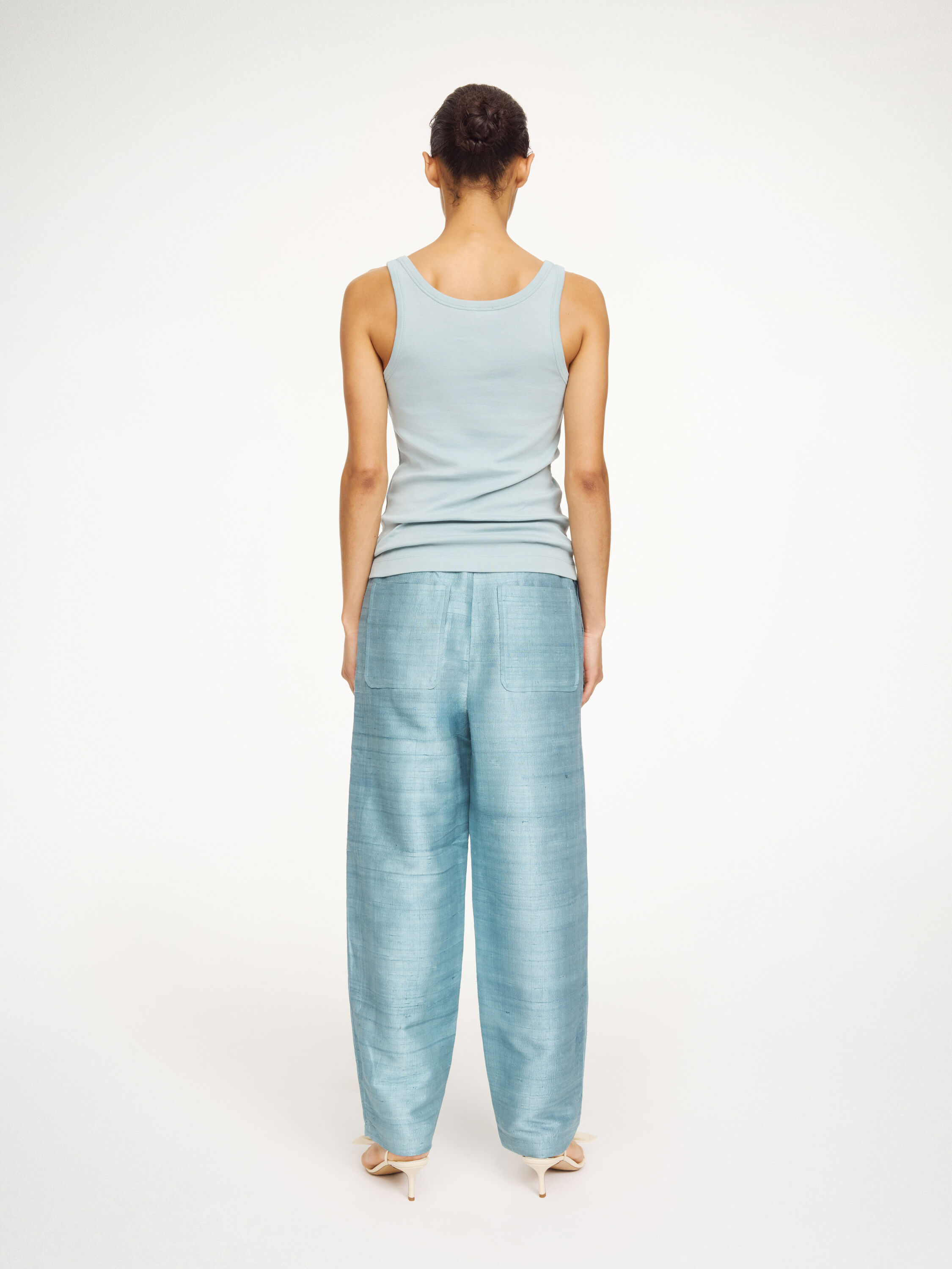Lyria silk trousers