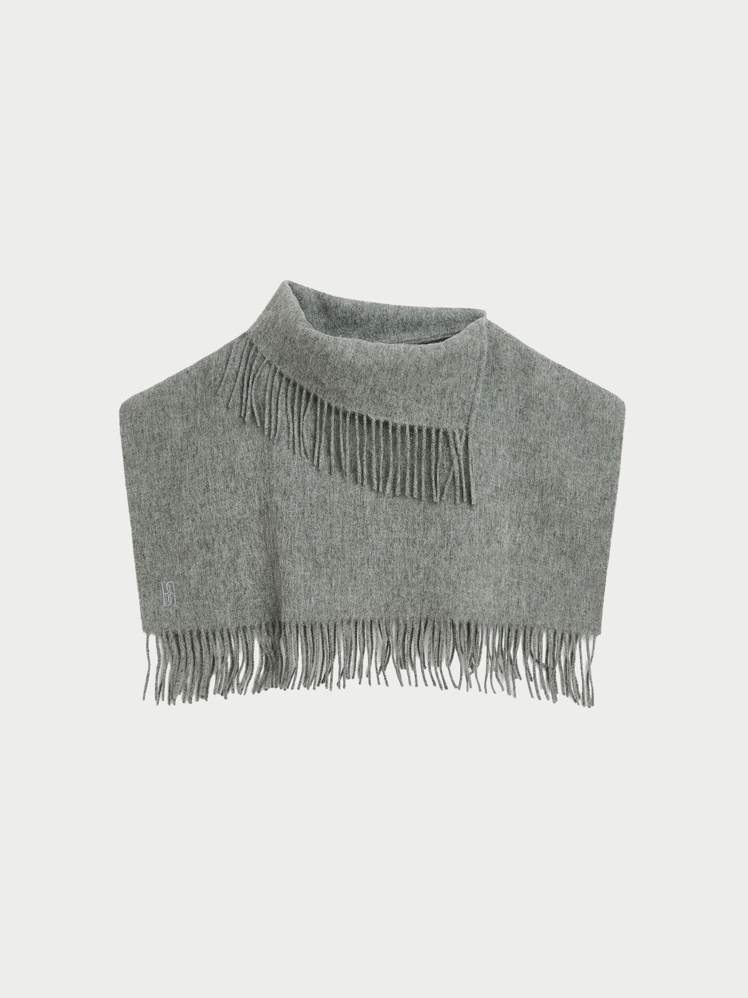 Turtla wool fringe bib
