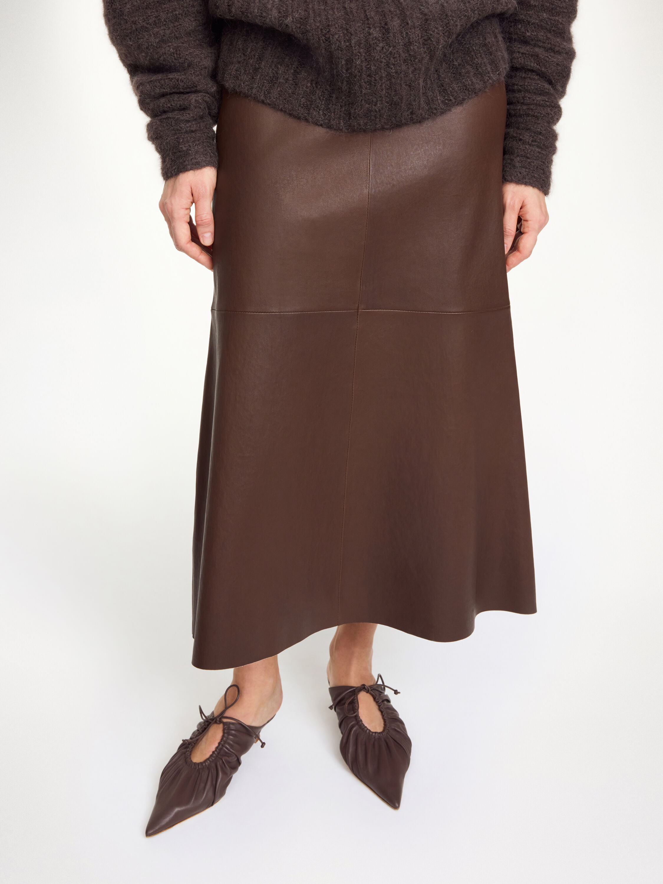 Simoas leather skirt