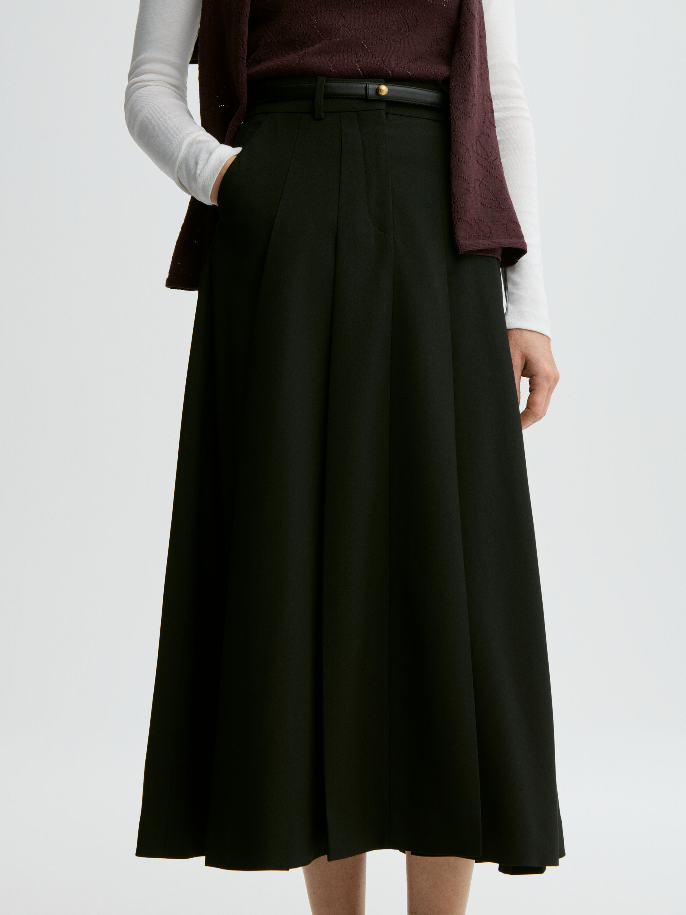 Edena midi skirt