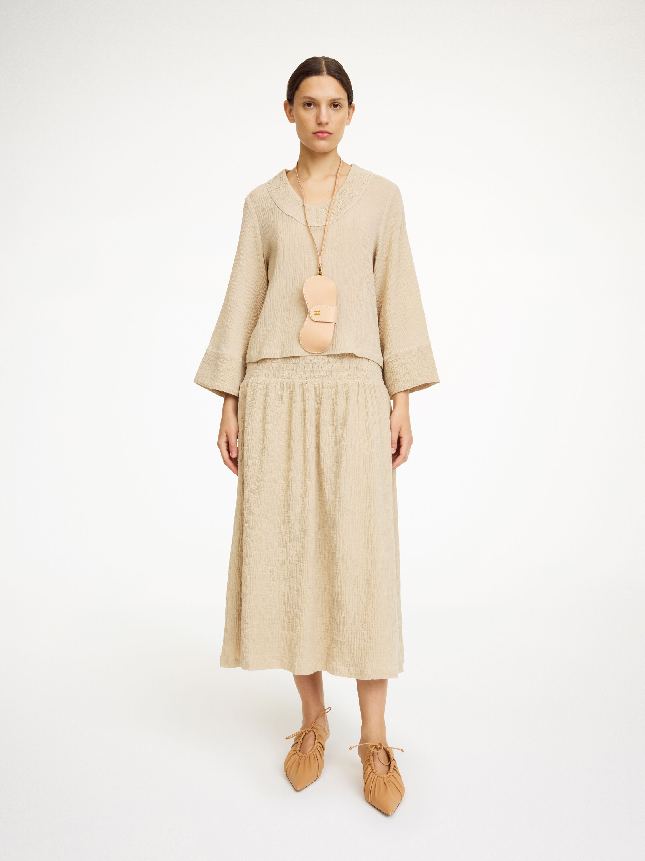 ワンピース BY MALENE BIRGER Women Mid Skirts 103391 59283 1T3 TEHINA BR Sol midi skirt - Buy Skirts online | By Malene Birger
