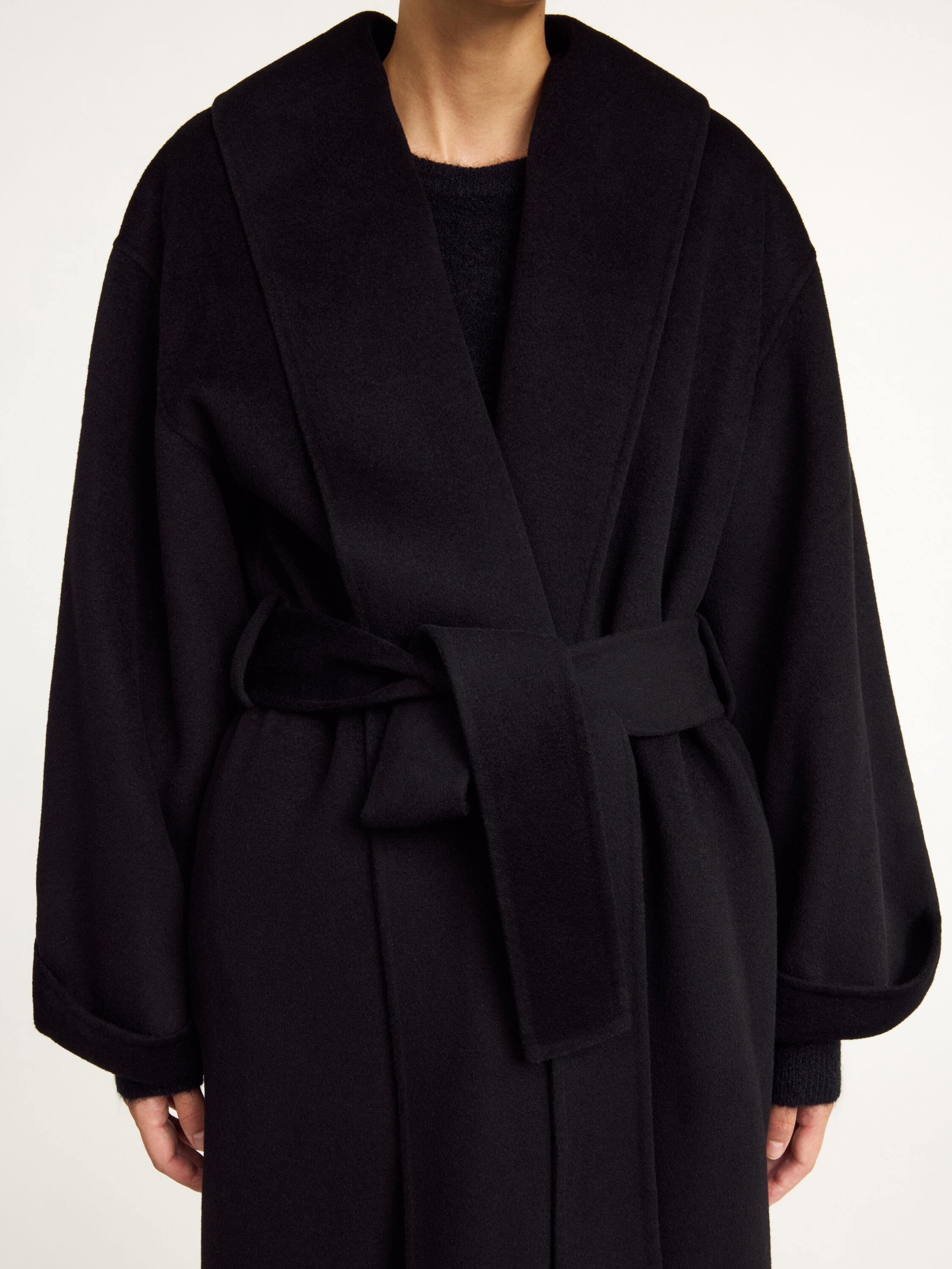 【関税込み】By Malene Birger ブラック Trullem コート Trullem wool coat - Buy Coats & Jackets online | By Malene