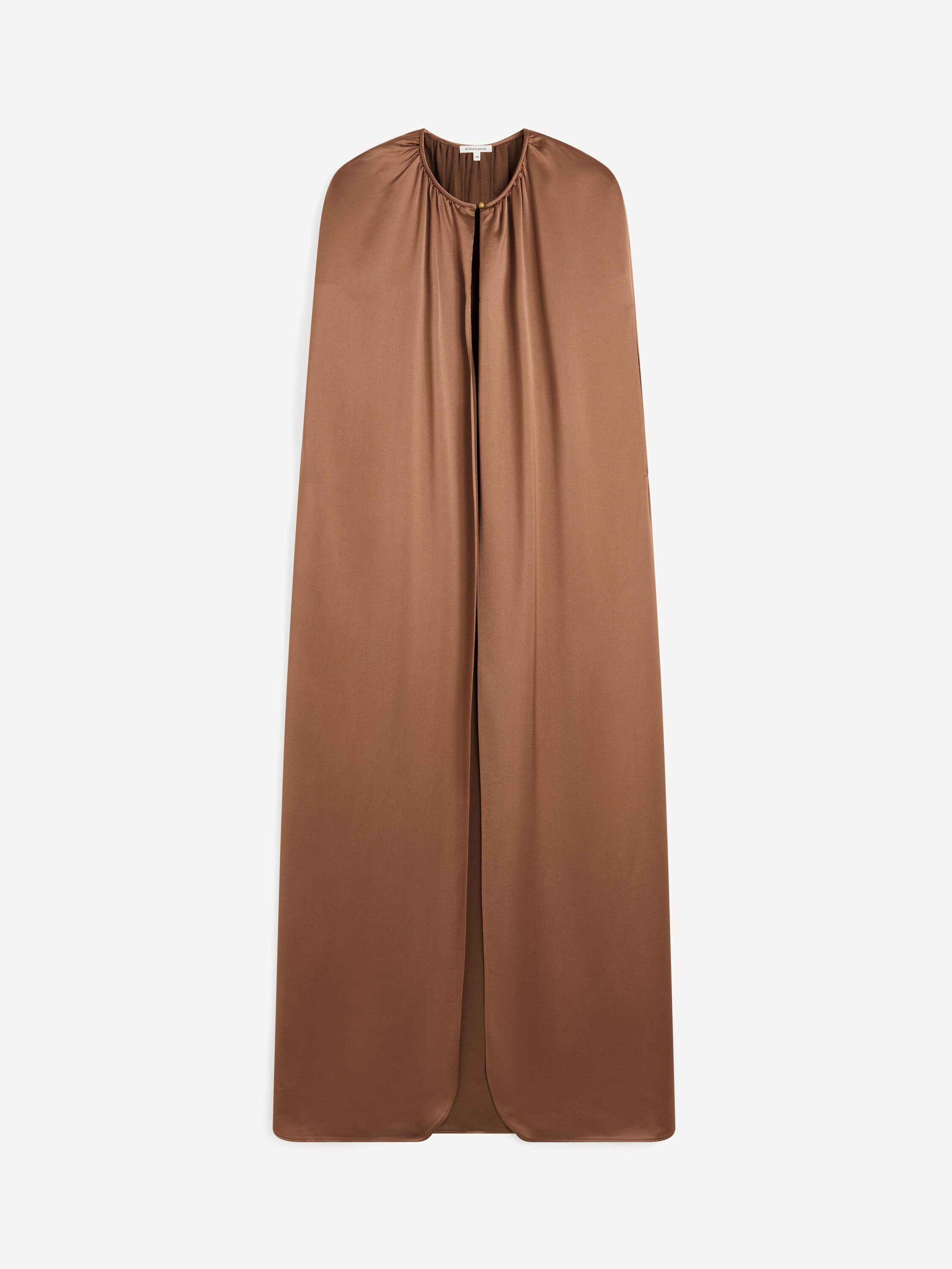 Dallie satin maxi cape