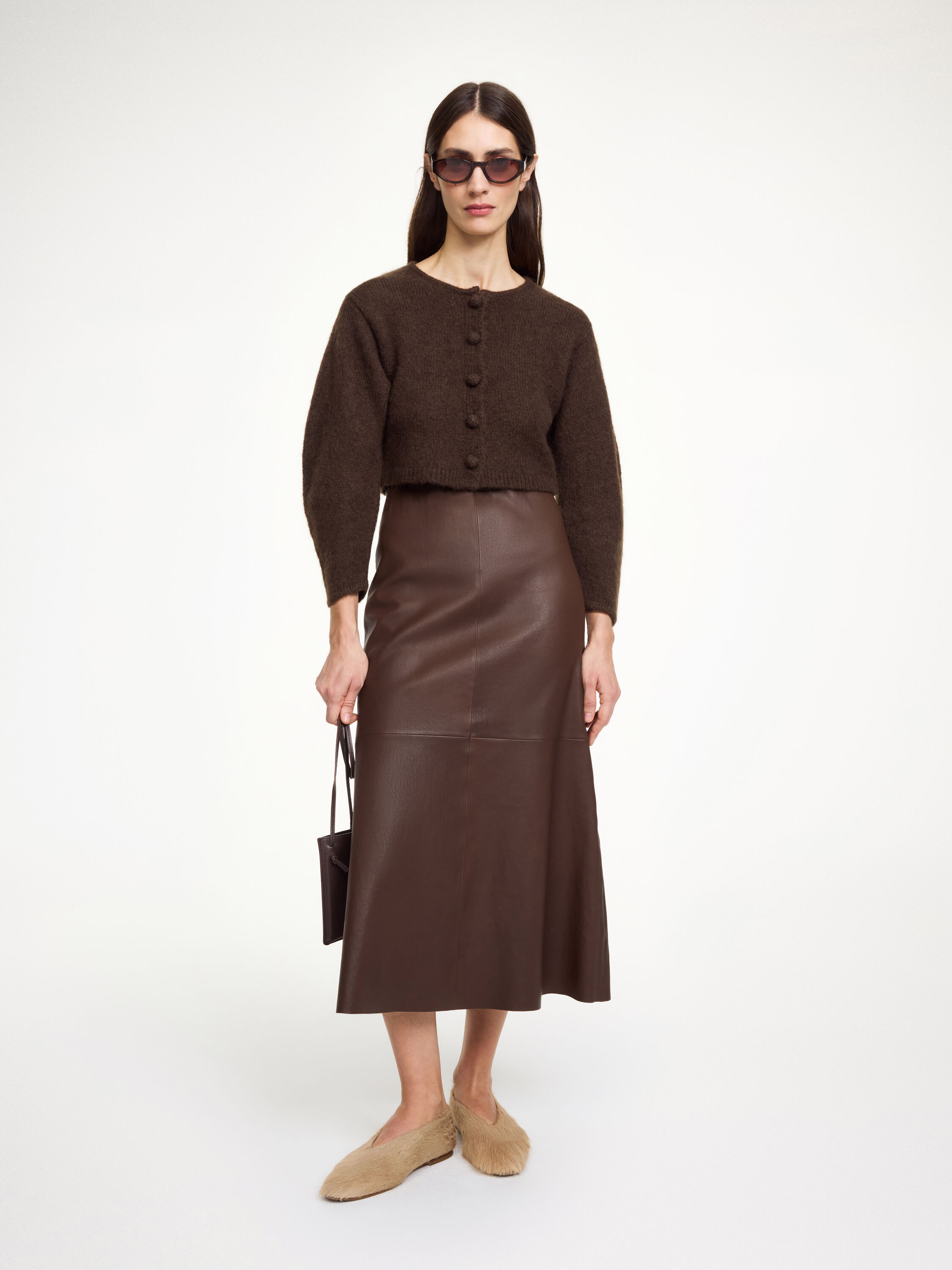 Zharea wool-blend cardigan