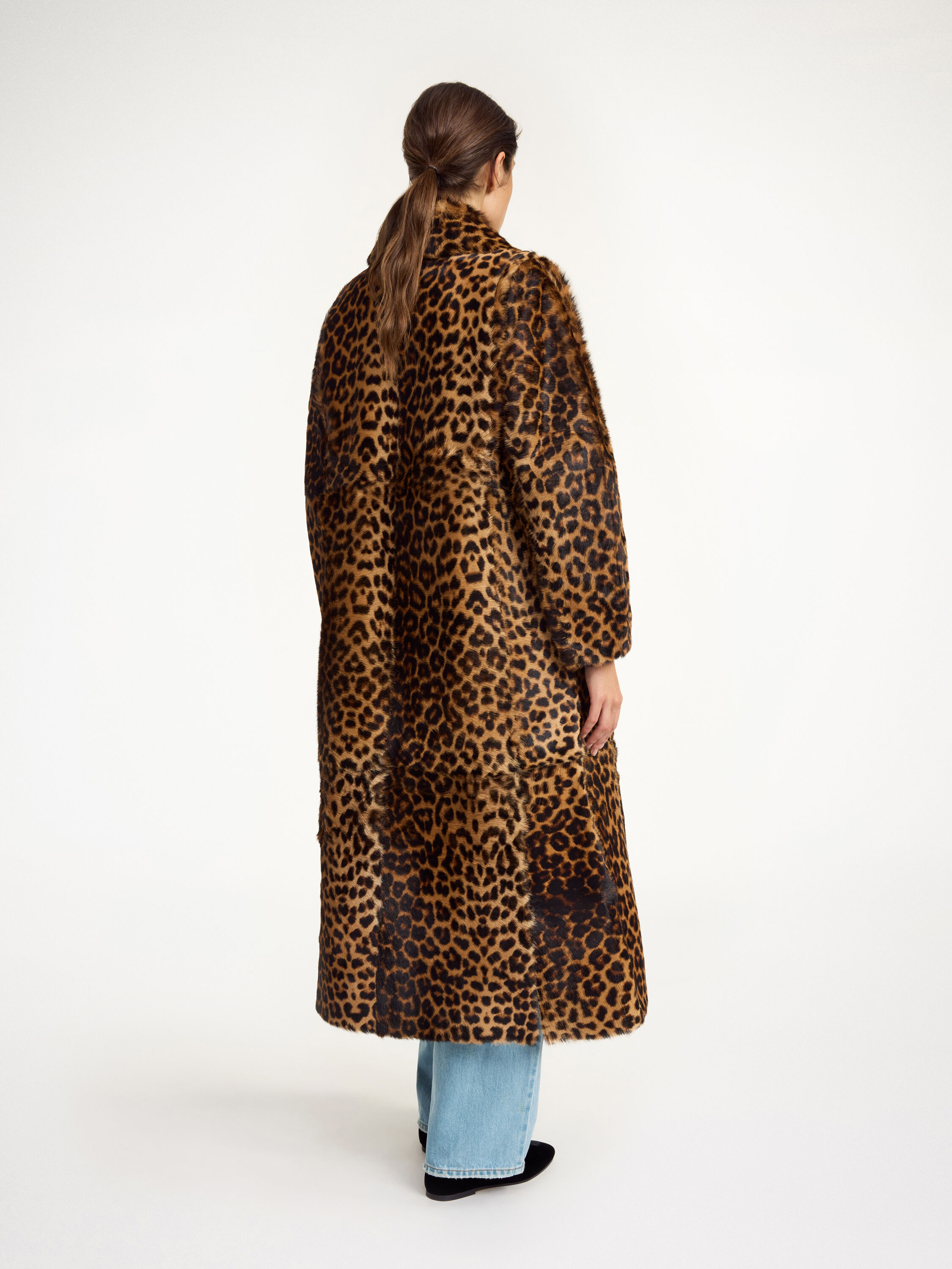 Rafaia Shearling Calf Coat