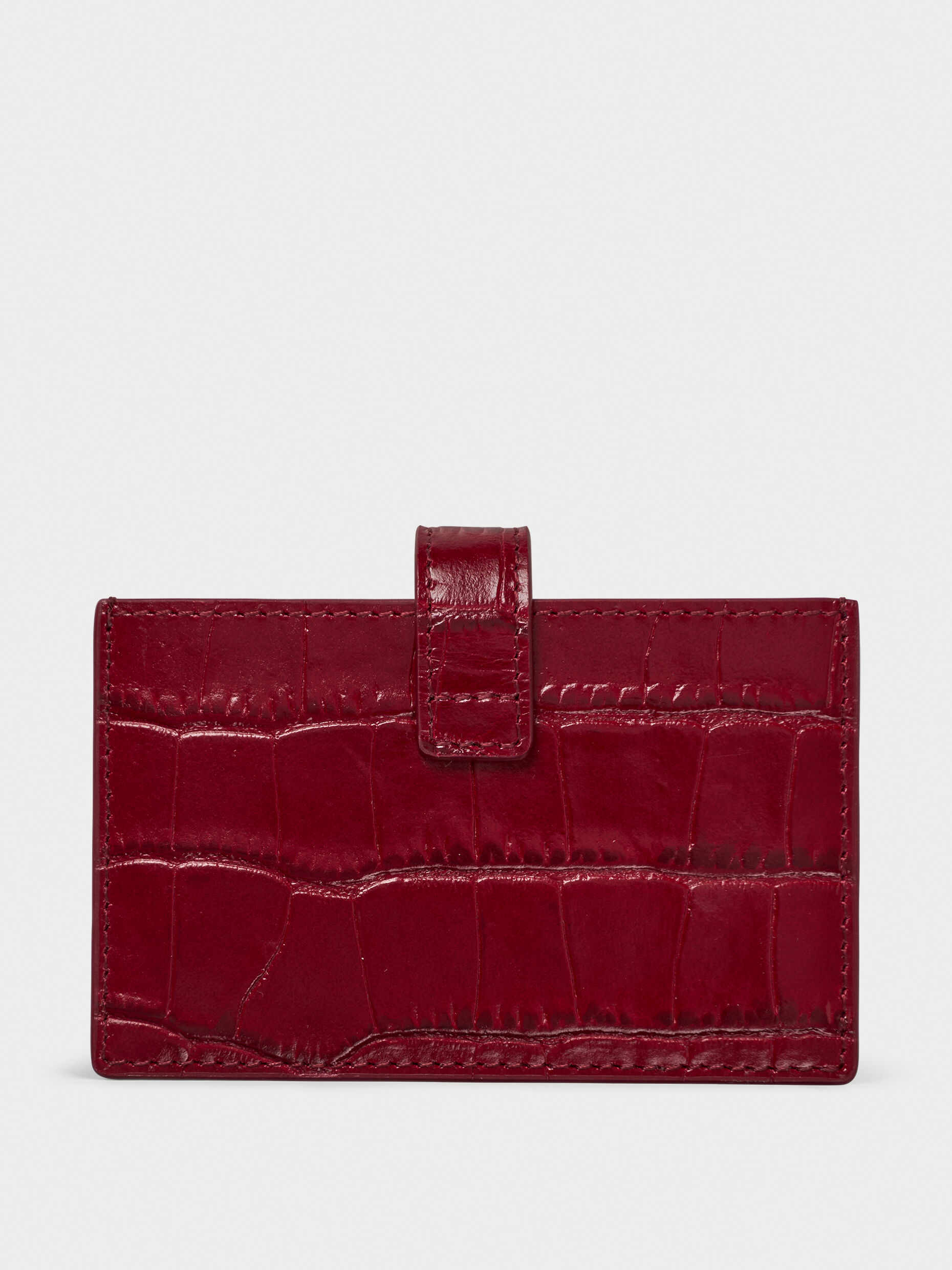 Vera Croc leather wallet