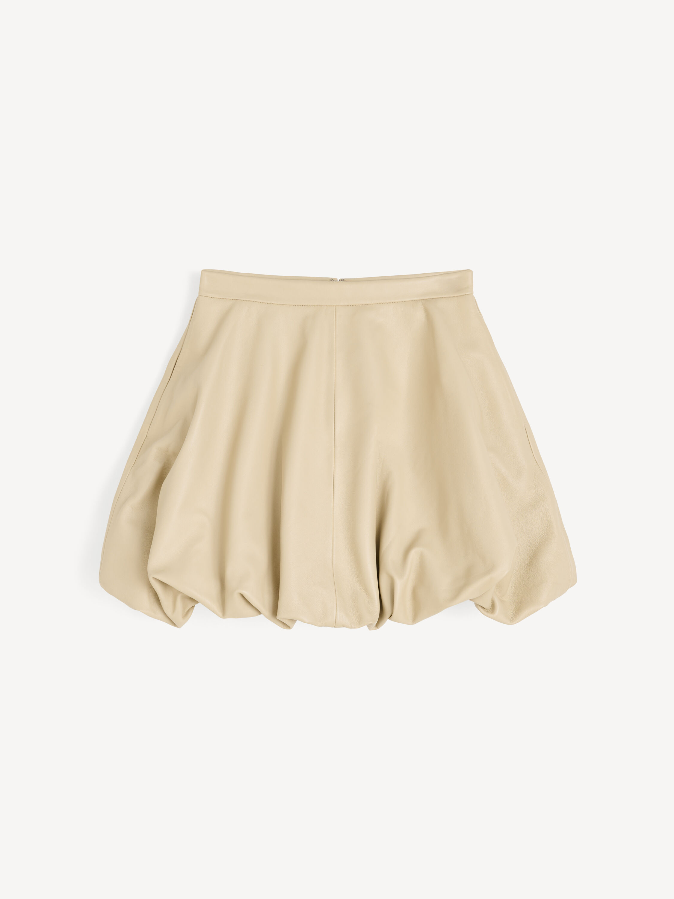 EXCLUSIVE: Brey Leather mini skirt