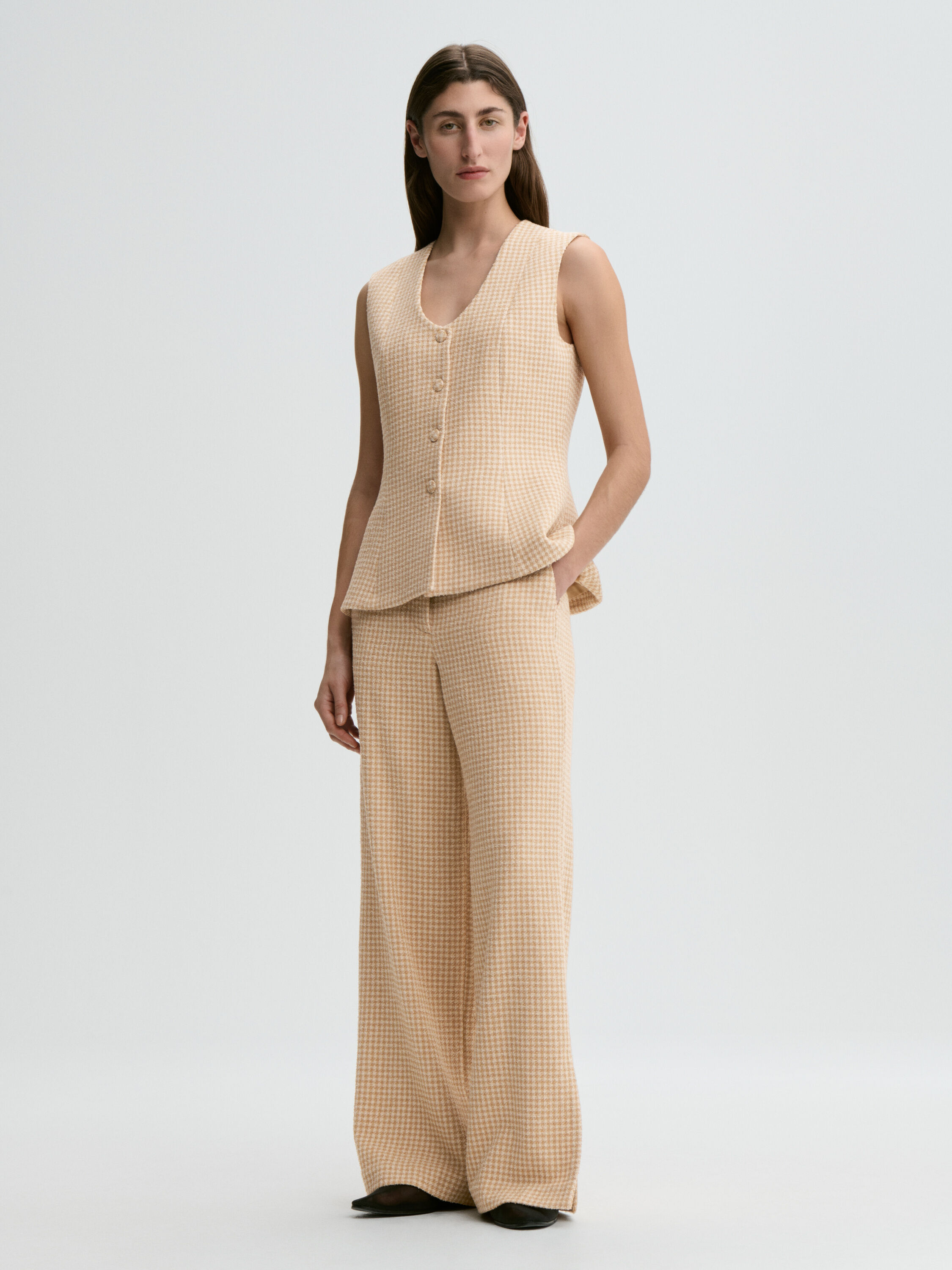 Merlin boucle waistcoat