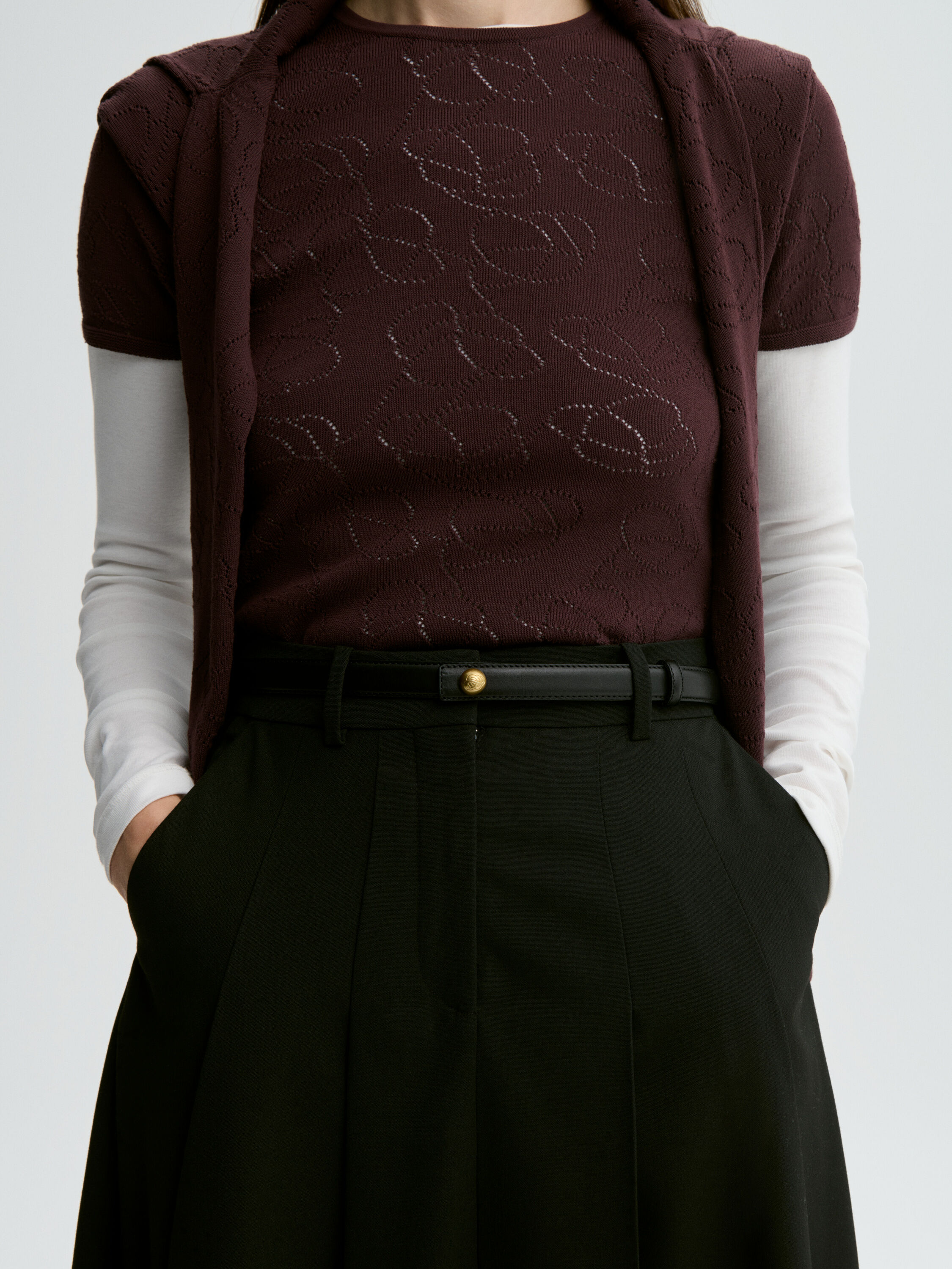 Freya leather belt