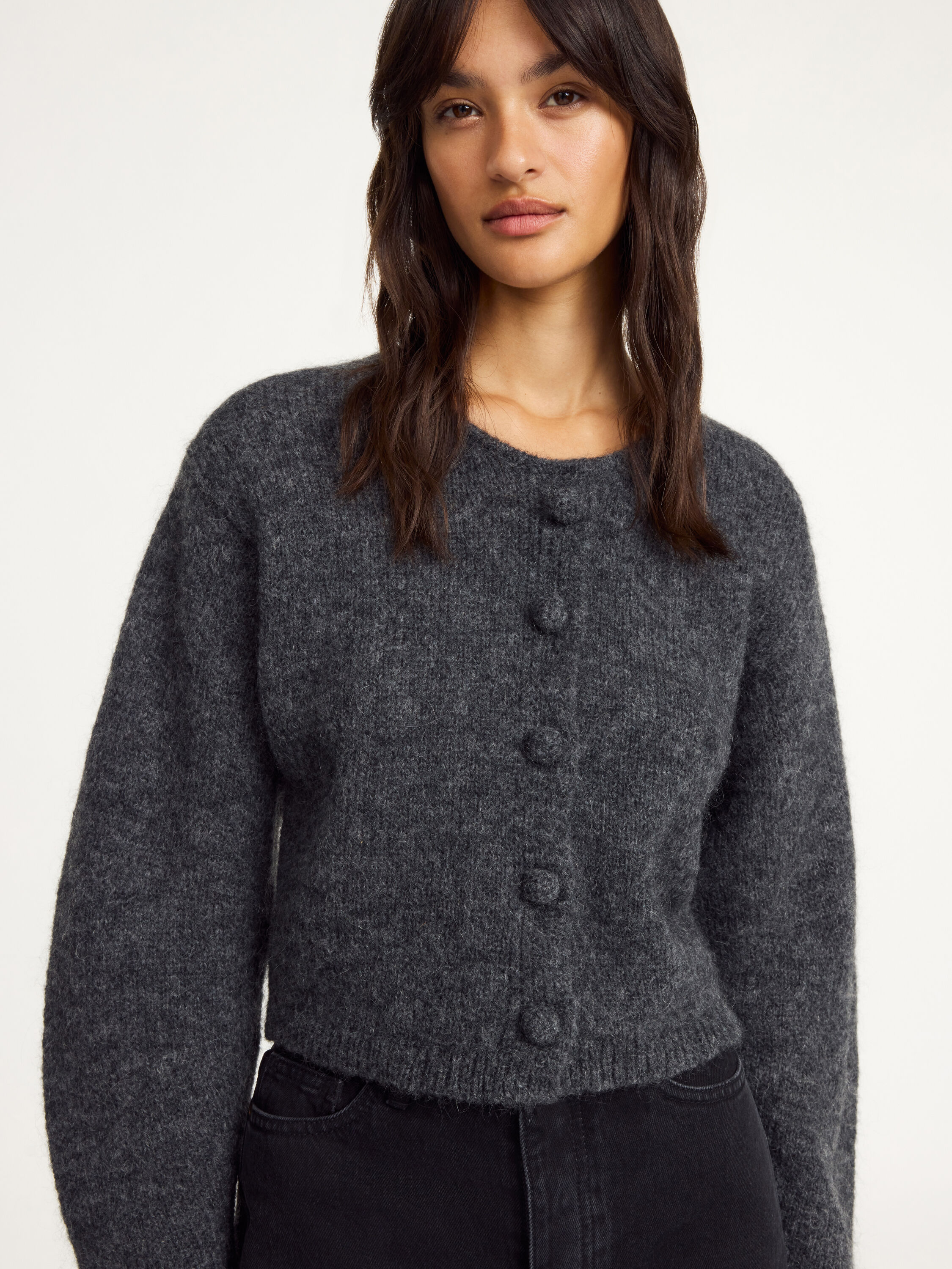 Zharea wool-blend cardigan