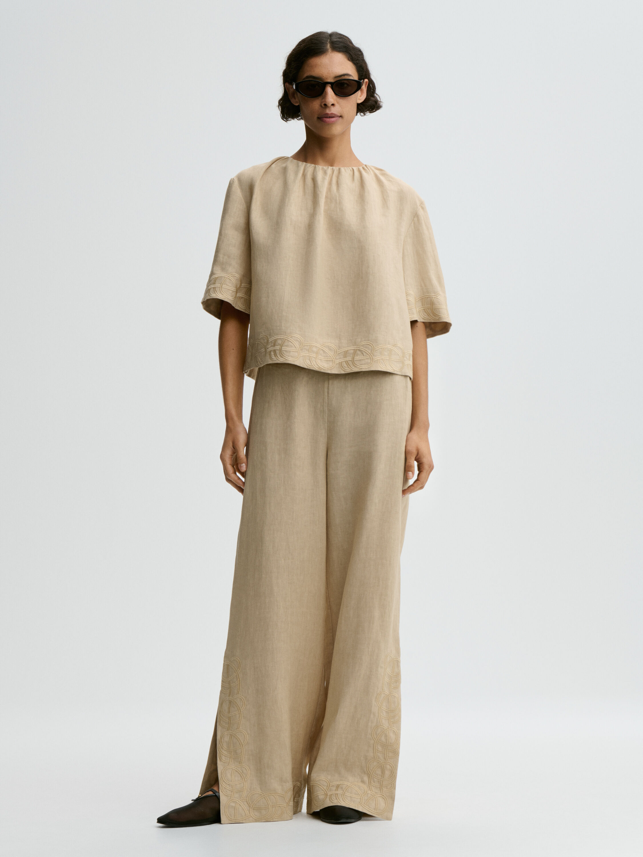 Marian linen top