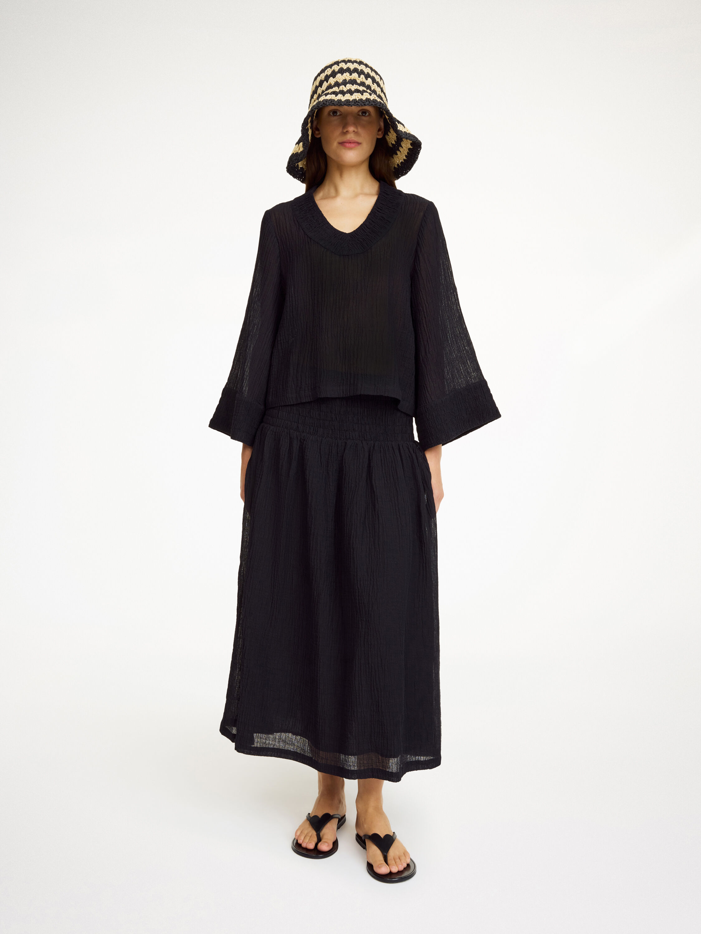 ワンピース BY MALENE BIRGER Women Mid Skirts 103237 050 BLACK By Malene Birger Barbara Maxi Skirt | Harrods US