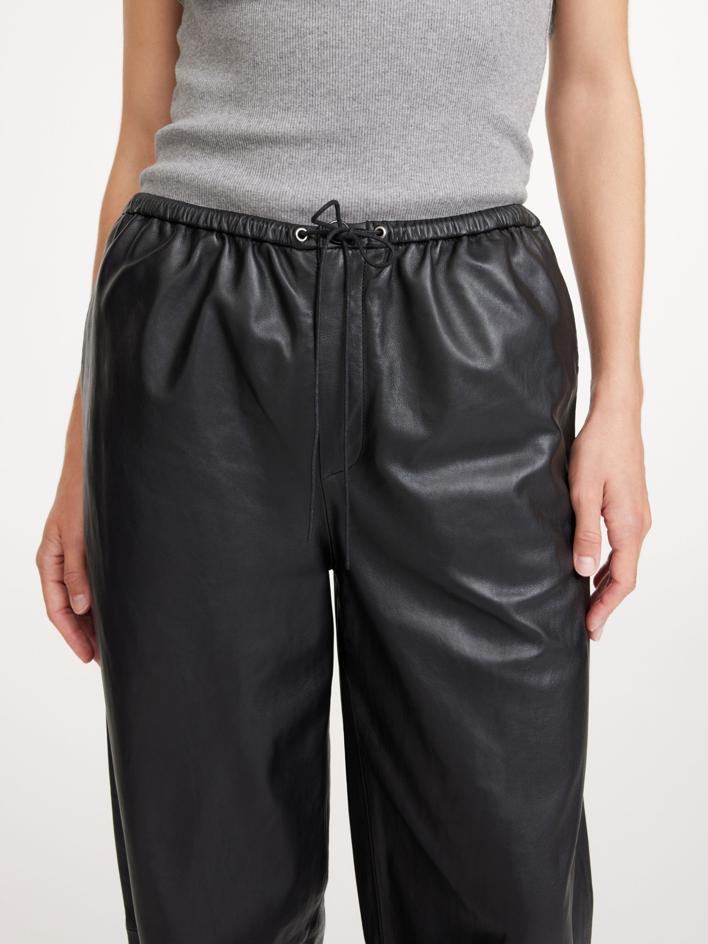 Joanni leather trousers